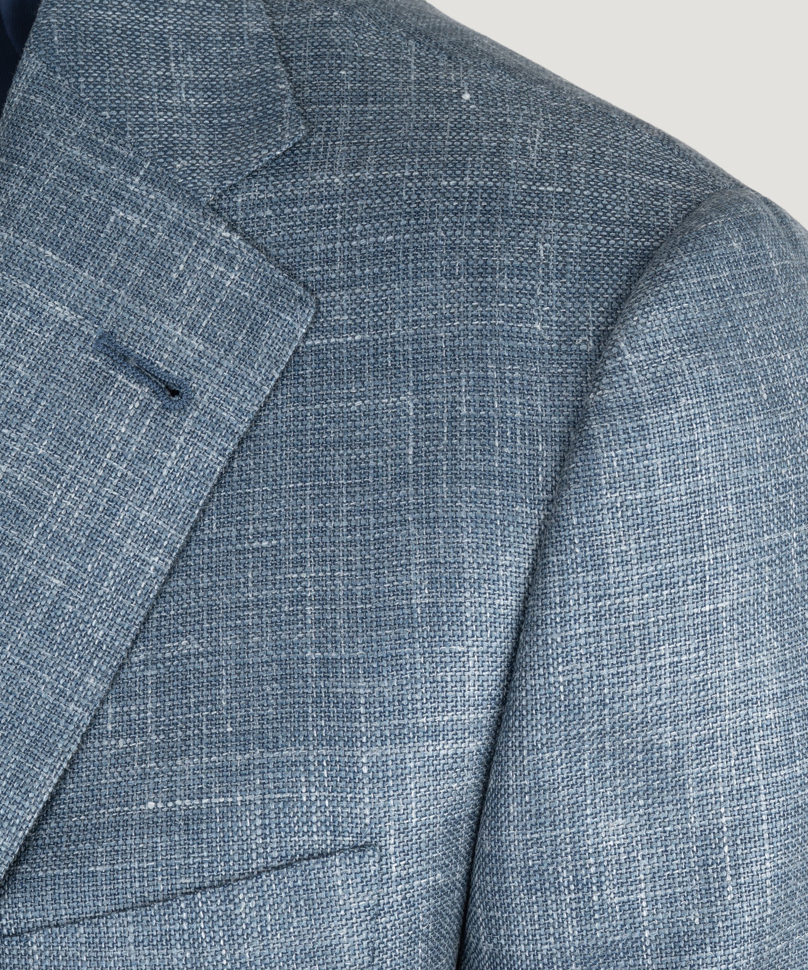Colbert wol/zijde/linnen blauw - Image 2