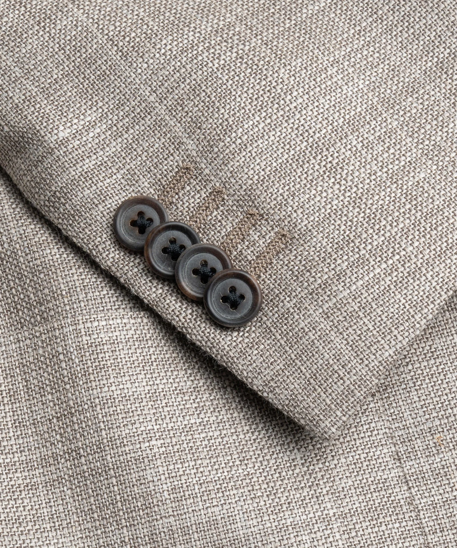 Colbert wol/zijde/linnen taupe - Image 2