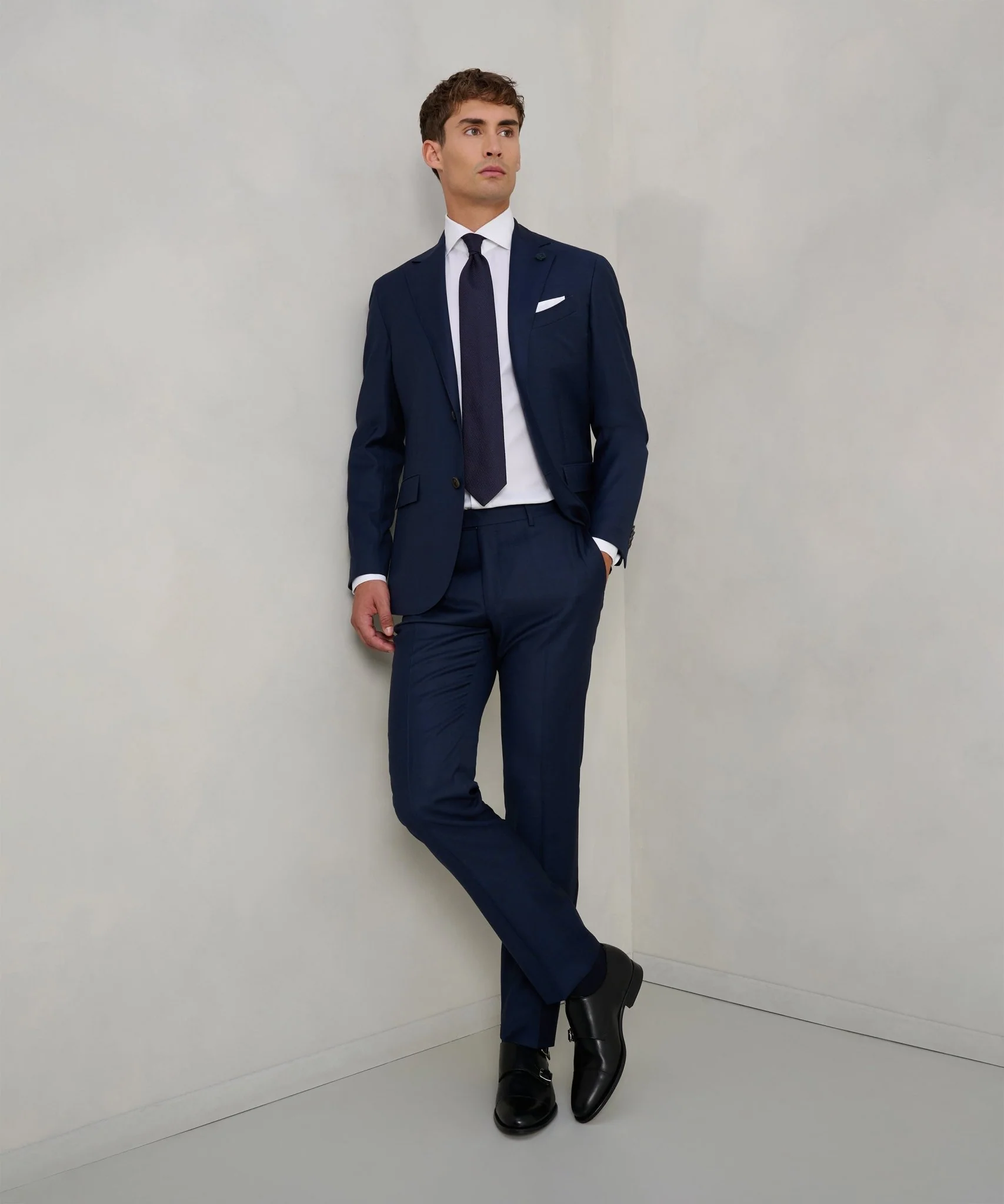 Pak Sartoriale S130's wol donkerblauw - Image 3