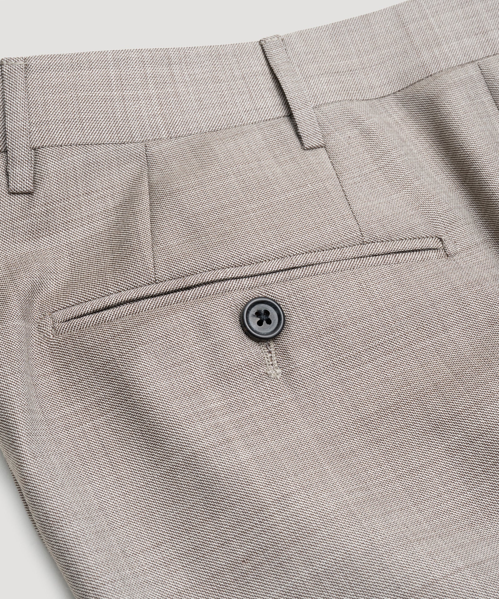 Pak virgin wol sharkskin lichtbruin - Image 8