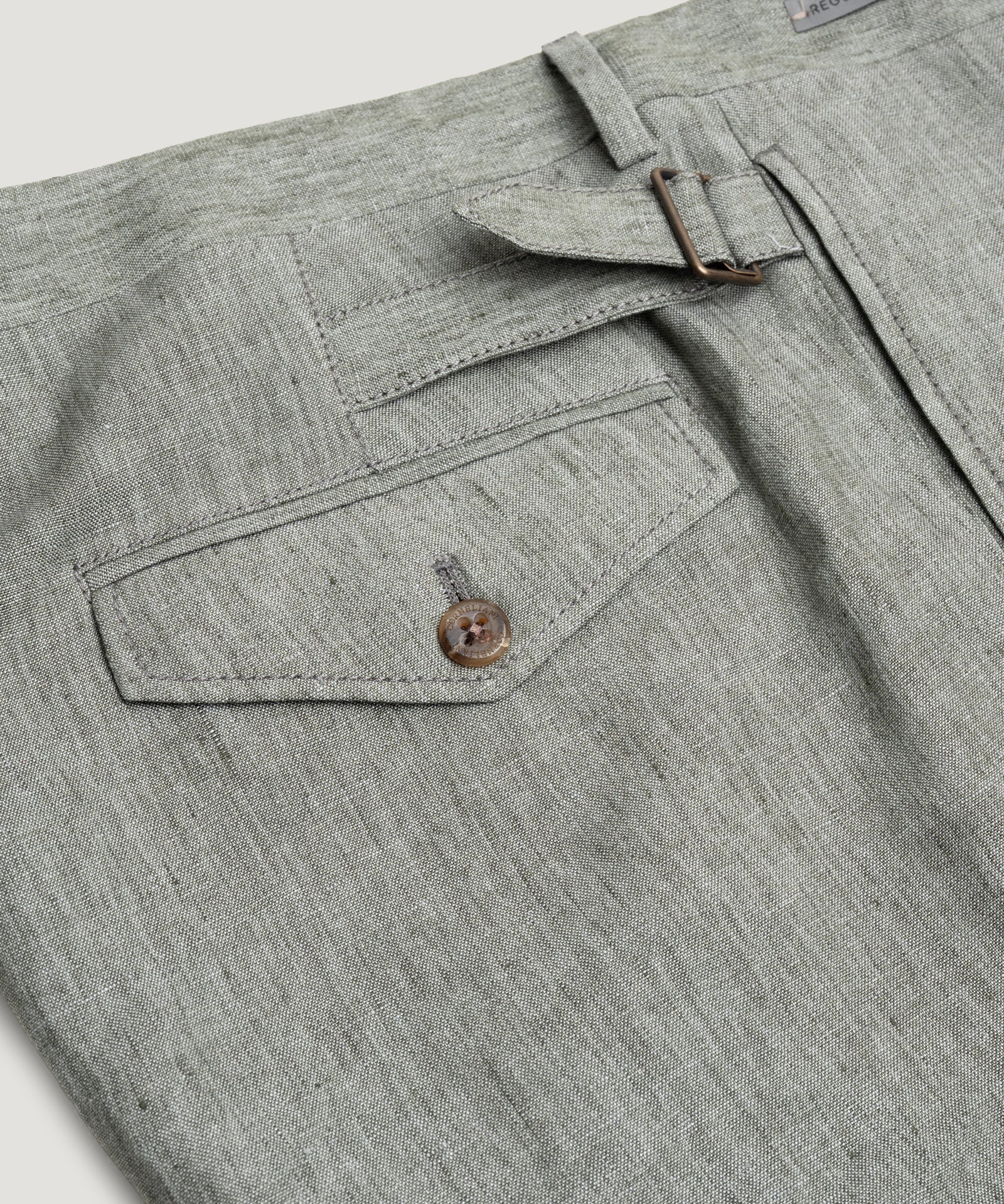 Pantalon linnen mintgroen - Image 3