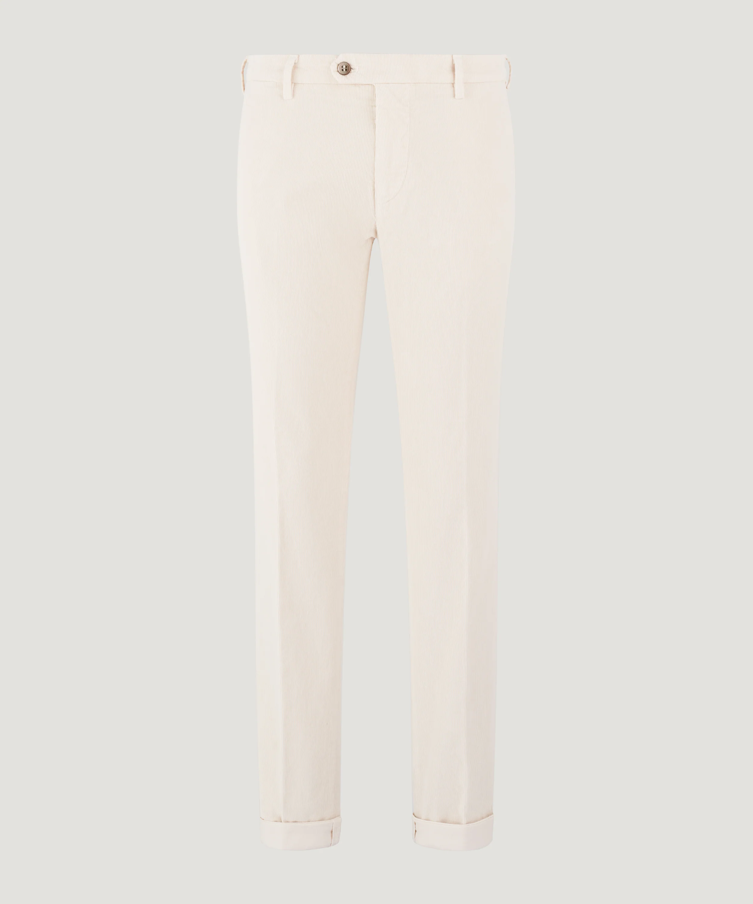 New York style chino gewassen katoen corduroy stretch off-white