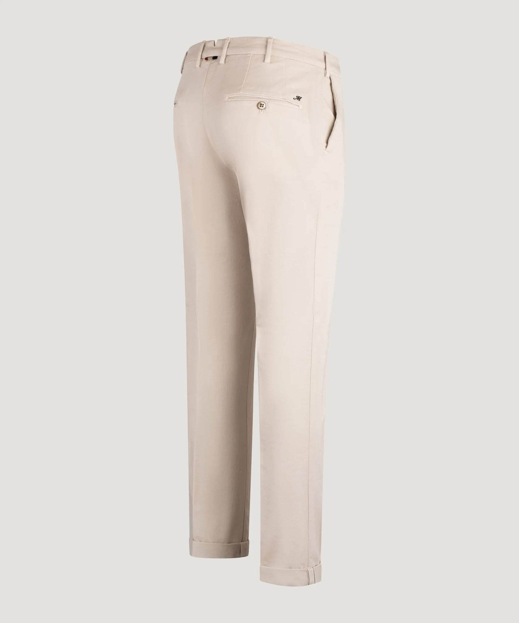 New York Style knitted chino katoen stretch zand - Image 2