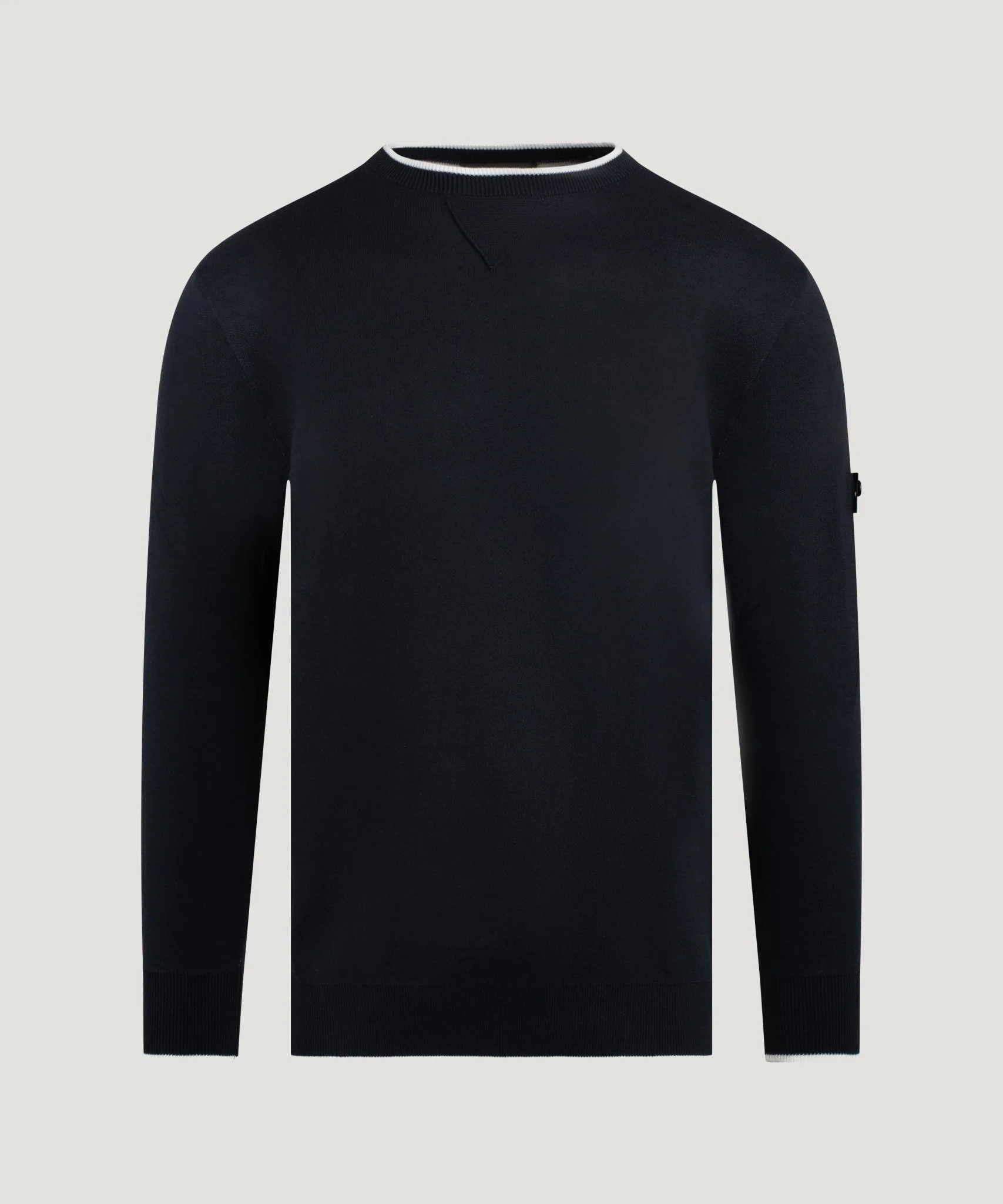 Rubjerg crewneck trui donkerblauw