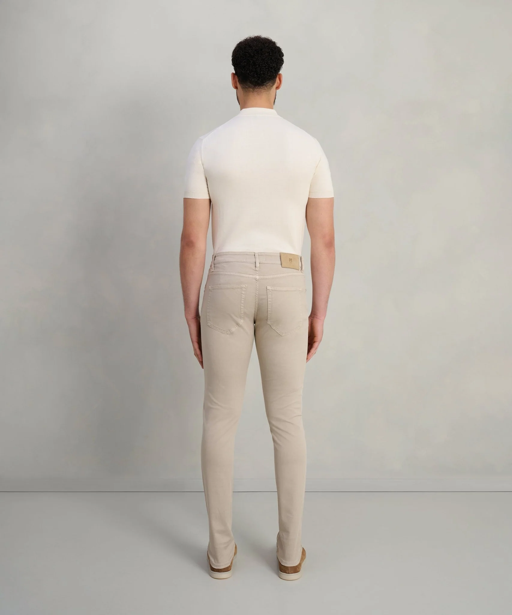 5-pocket katoen/lyocell stretch beige - Image 5