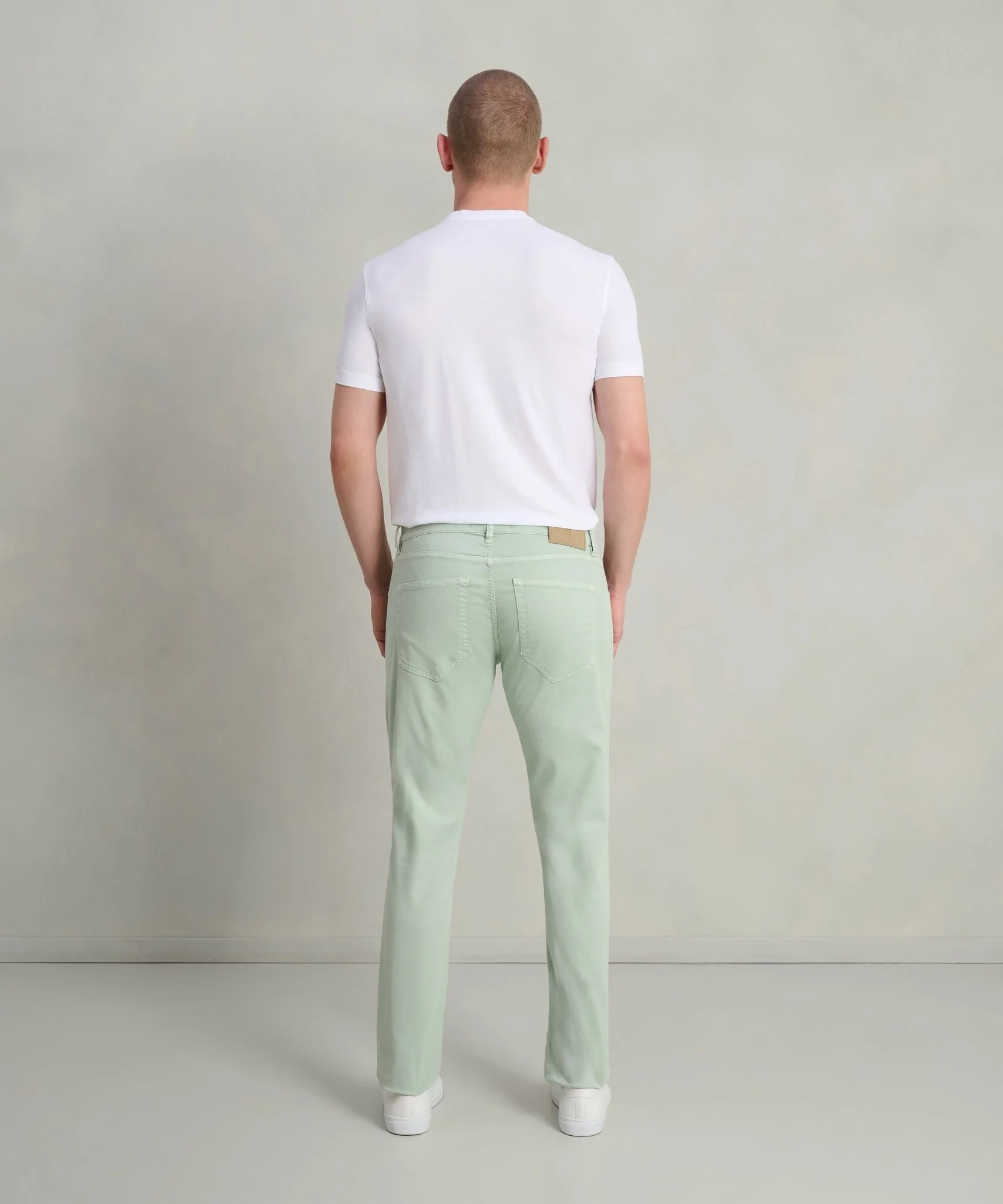 5-pocket katoen/lyocell stretch mintgroen - Image 5