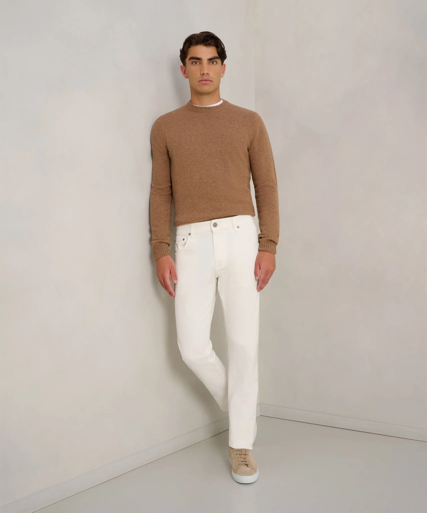 Jazz 5-pocket katoen stretch double dyed off-white - Image 3