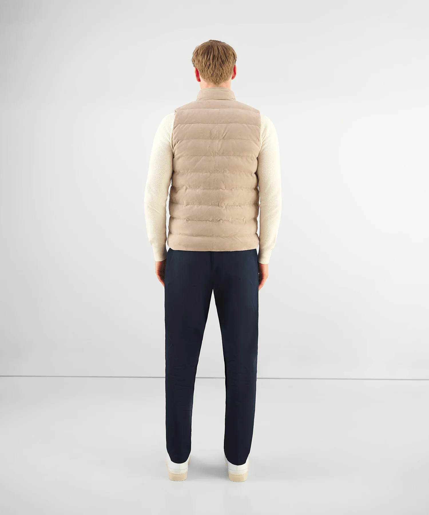 Bodywarmer suède beige - Image 5