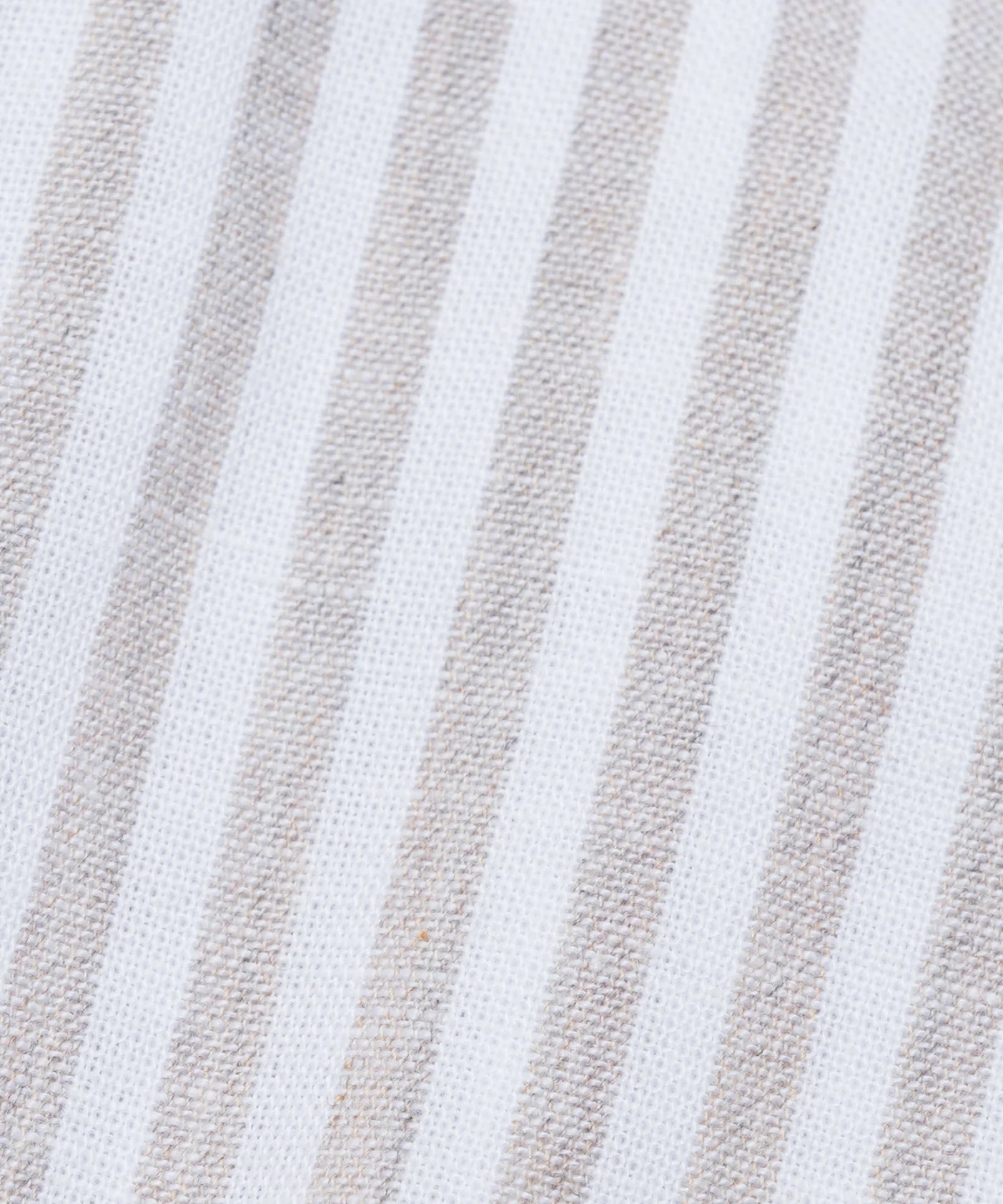 Overhemd katoen/linnen beige gestreept - Image 7