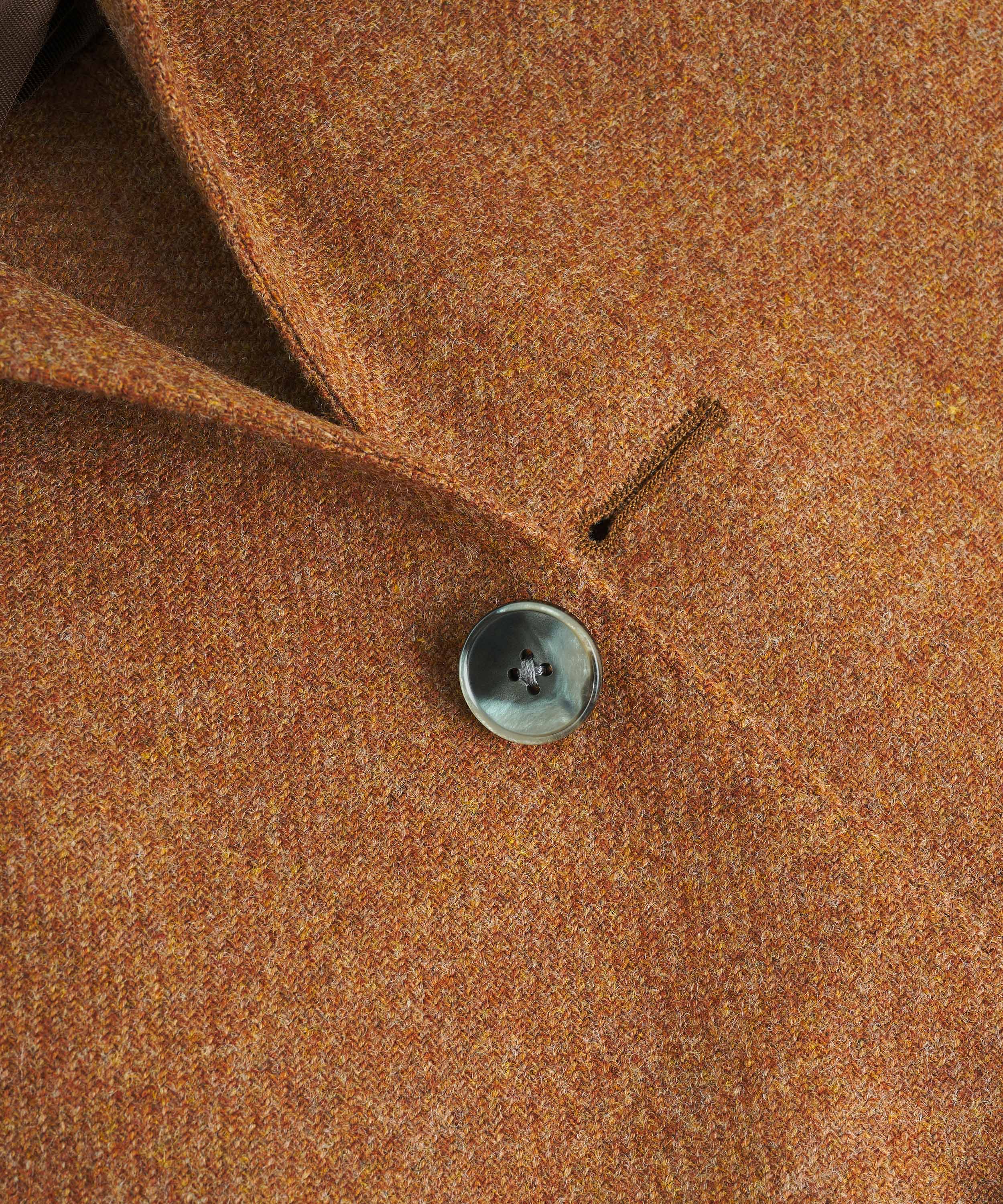 Colbert Shetland wol roestbruin (woven by Moon) - Image 6