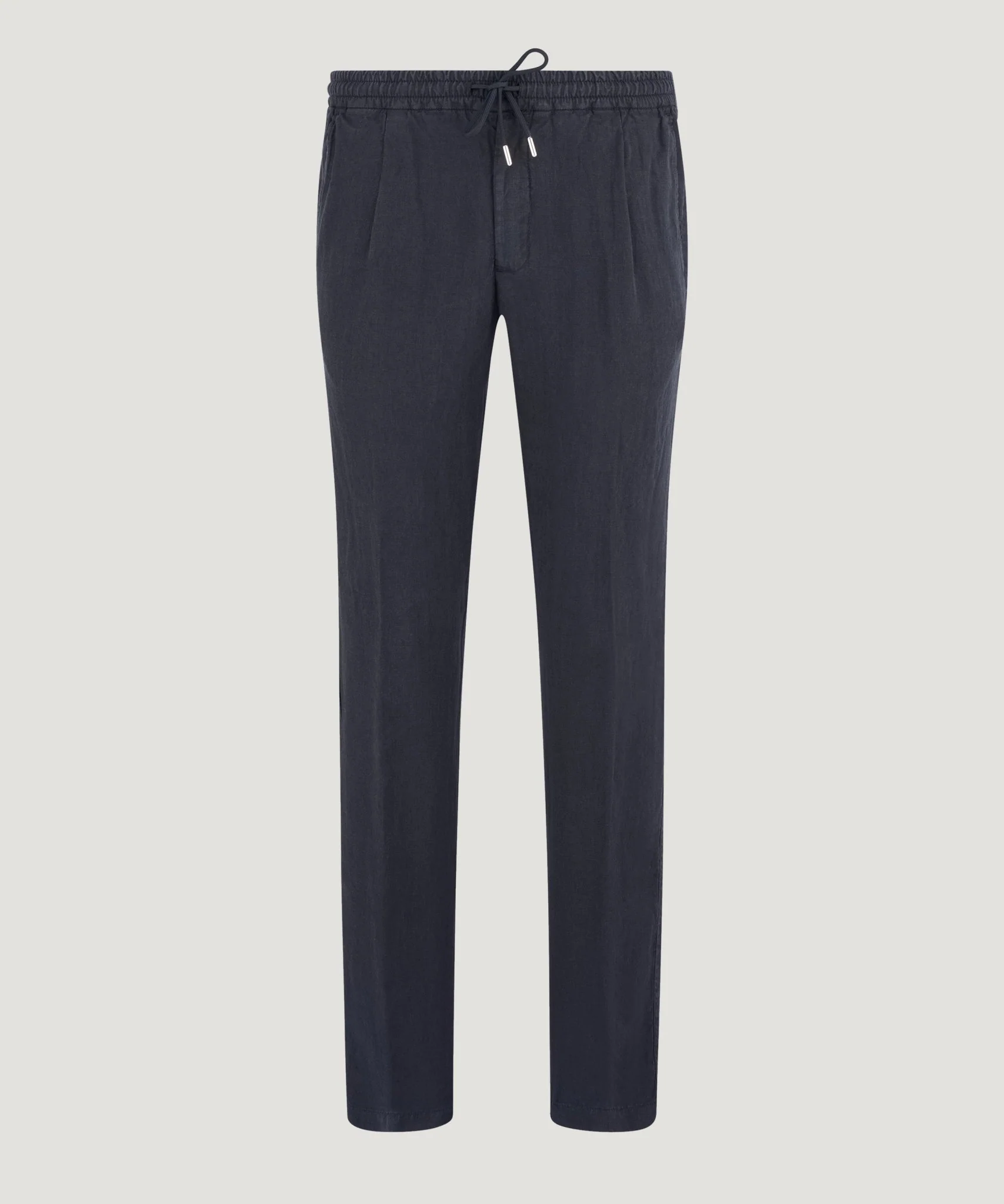 Estoril pants gewassen linnen donkerblauw