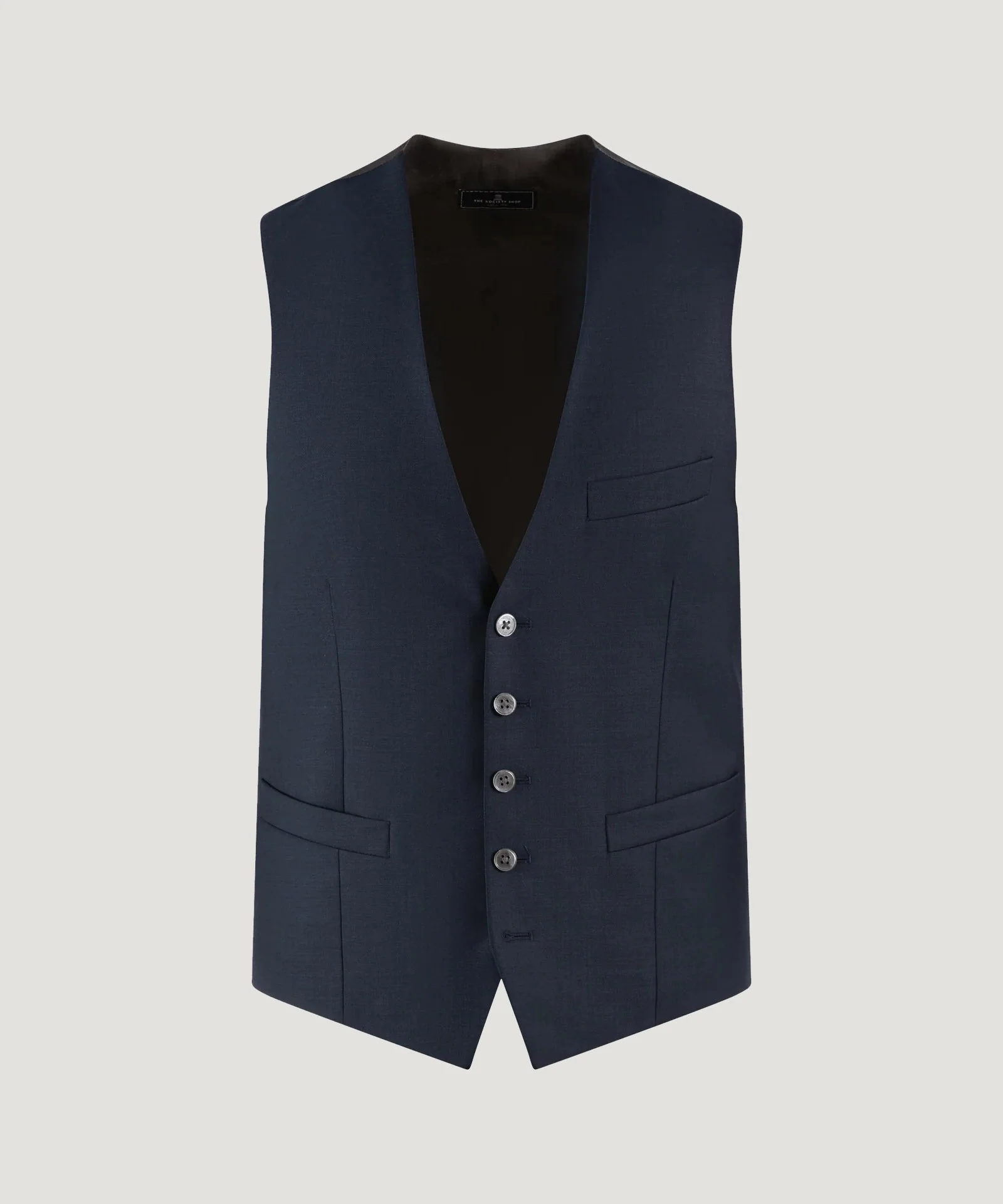Gilet navy wol