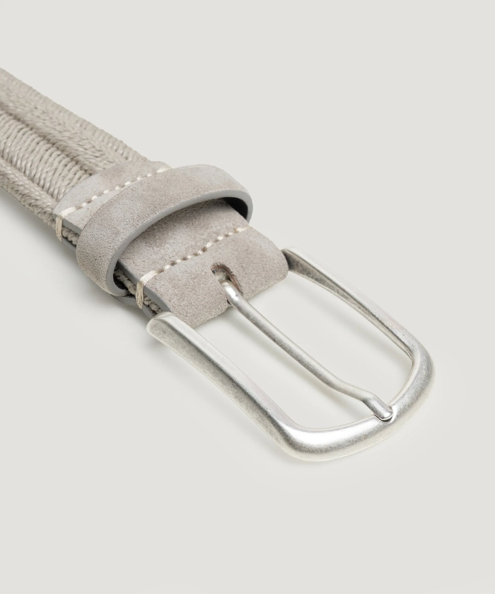 Gevlochten riem beige - Image 2