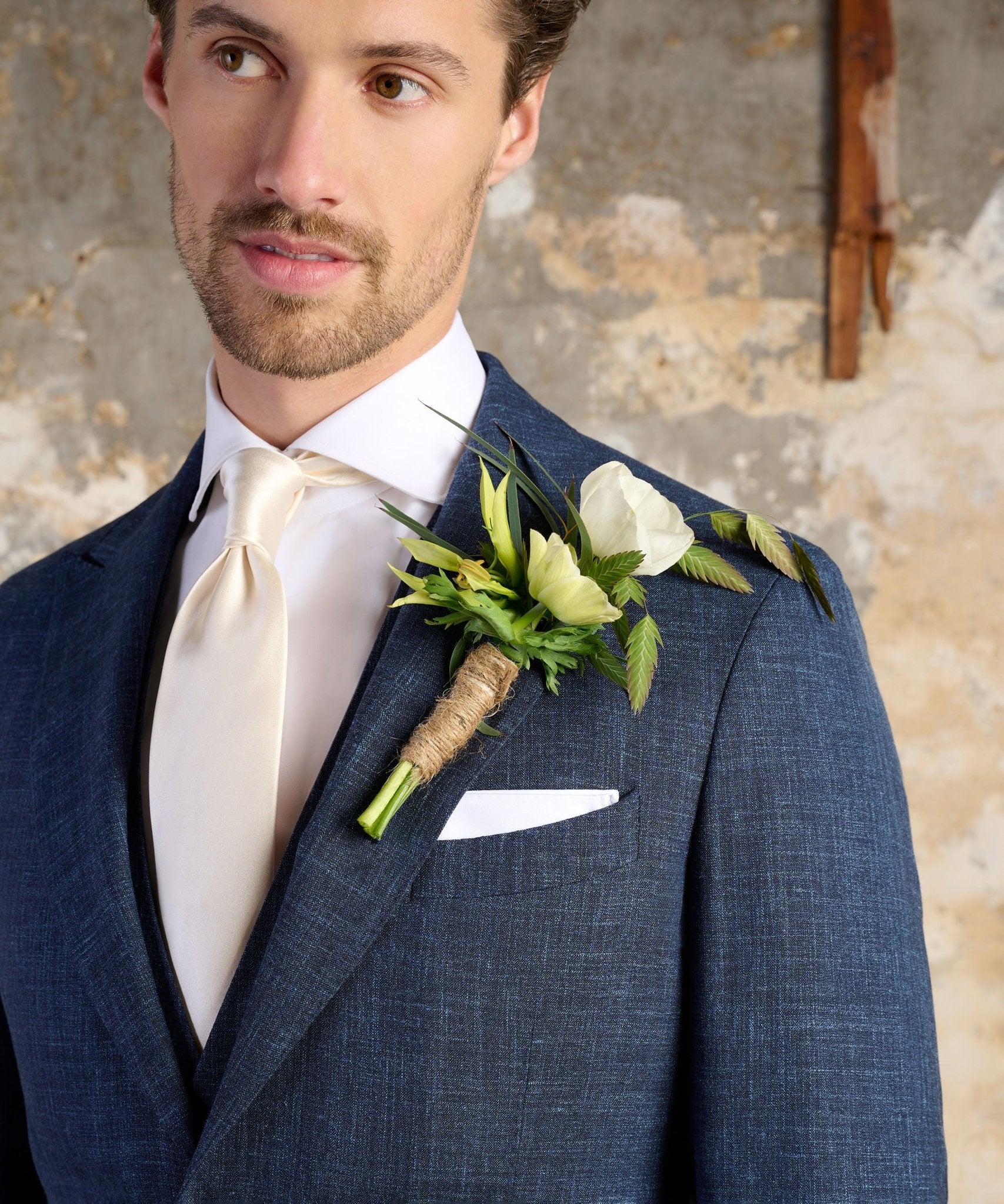 Driedelig pak wol/zijde/linnen donkerblauw (SUMMERTIME by Loro Piana) - Image 12