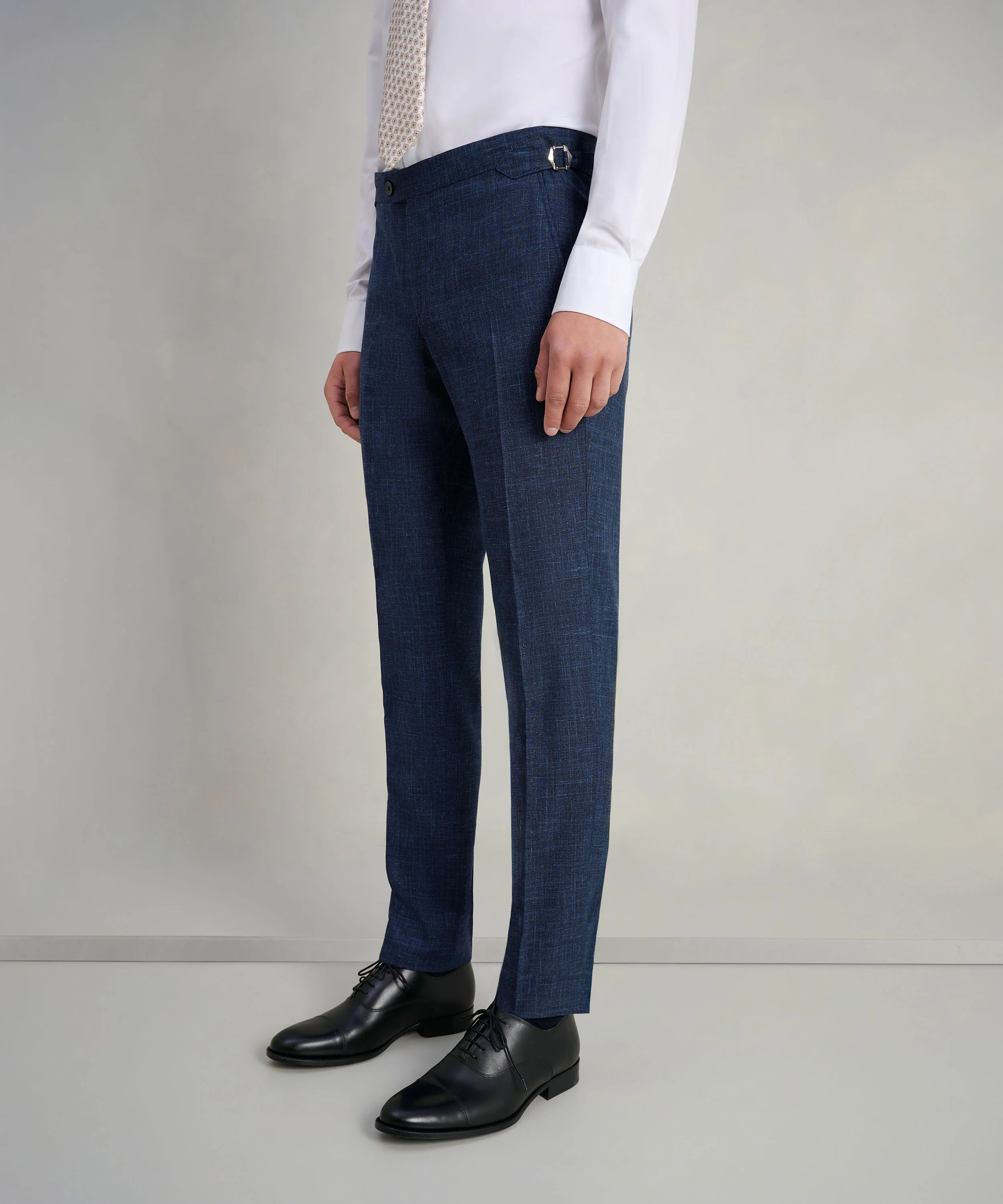 Driedelig pak wol/zijde/linnen donkerblauw (SUMMERTIME by Loro Piana) - Image 18