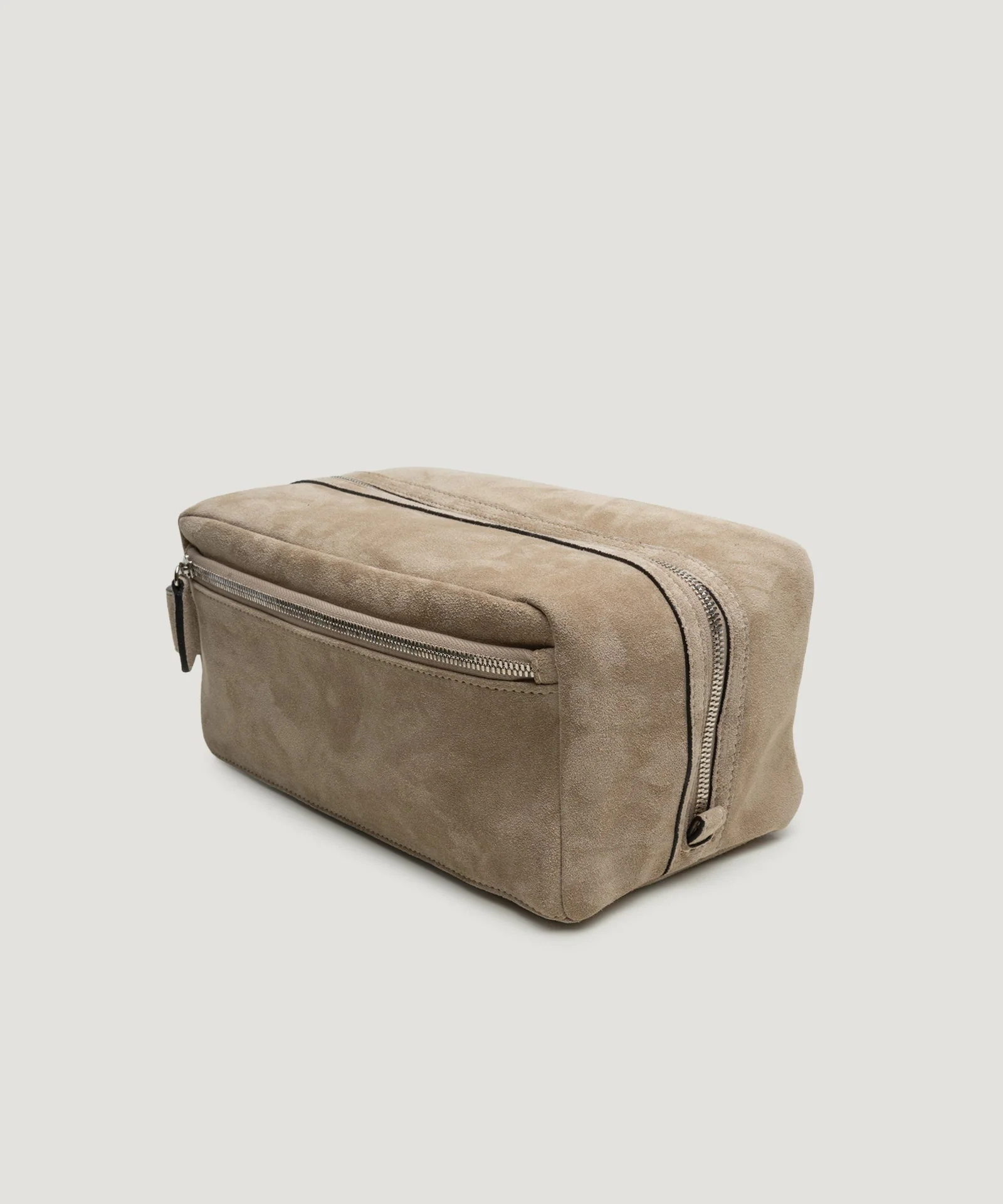 Beauty case suède beige - Image 3