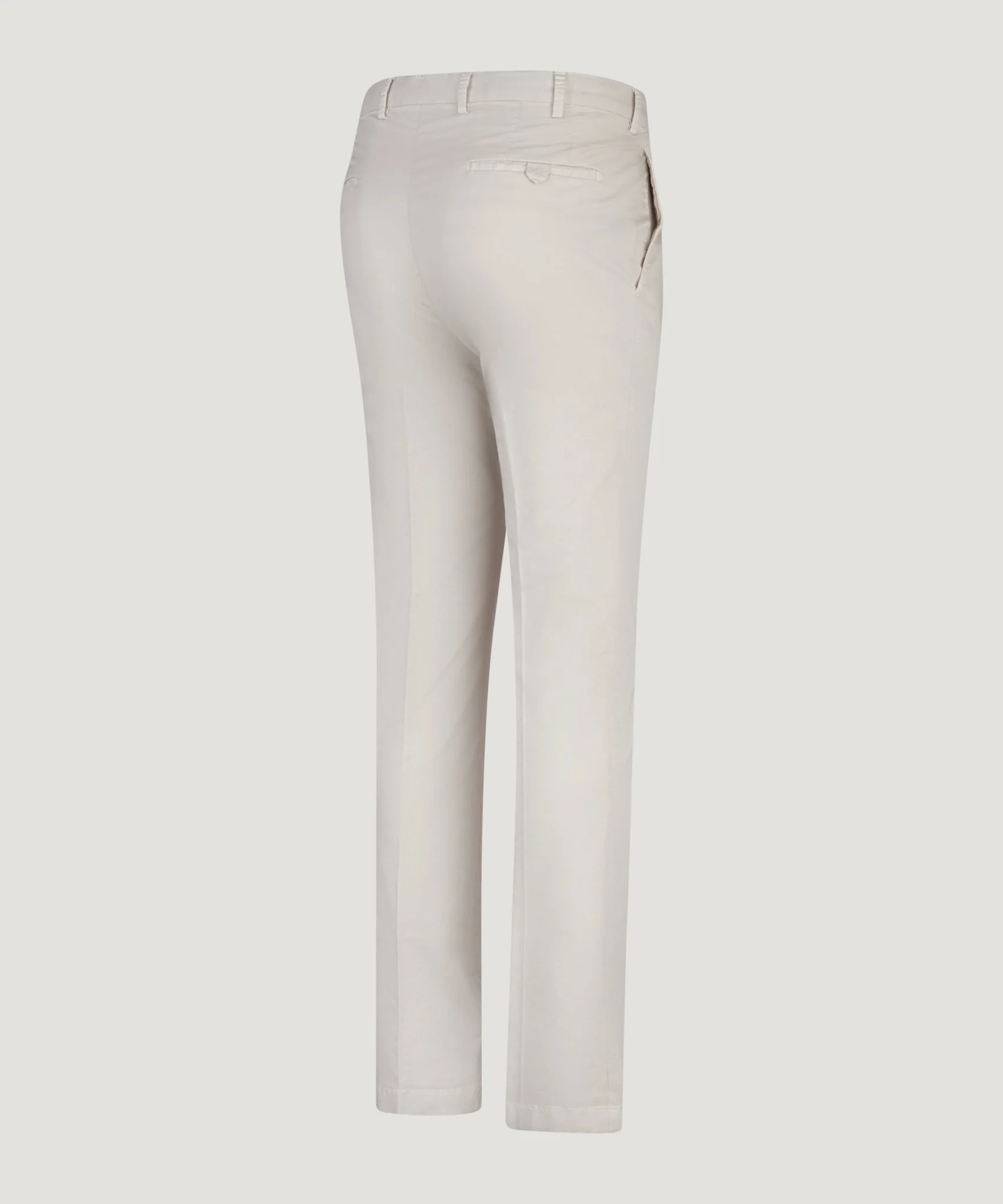 Chino slim 1 pleat katoen stretch beige - Image 2