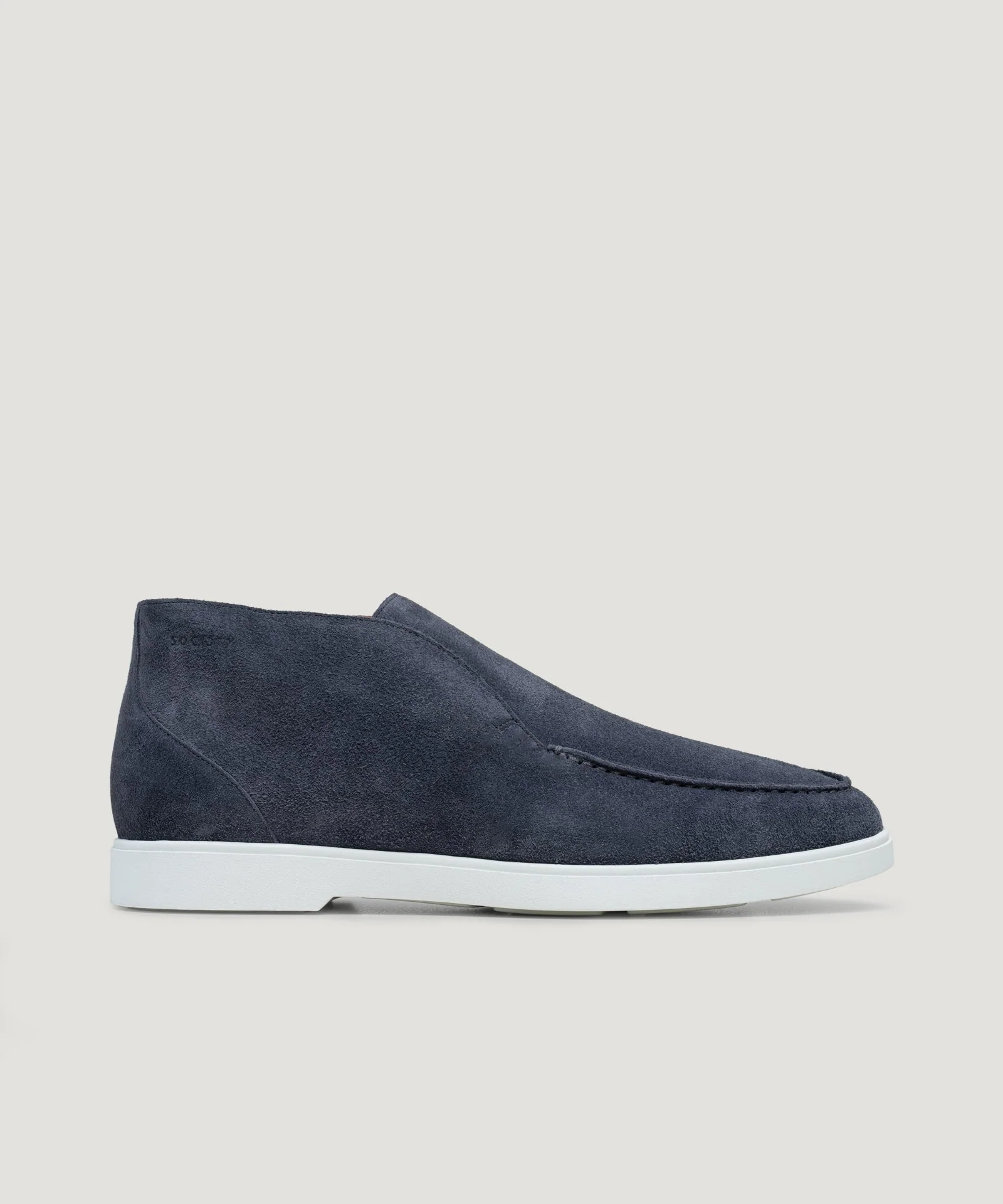 City Loafer suède grijsblauw