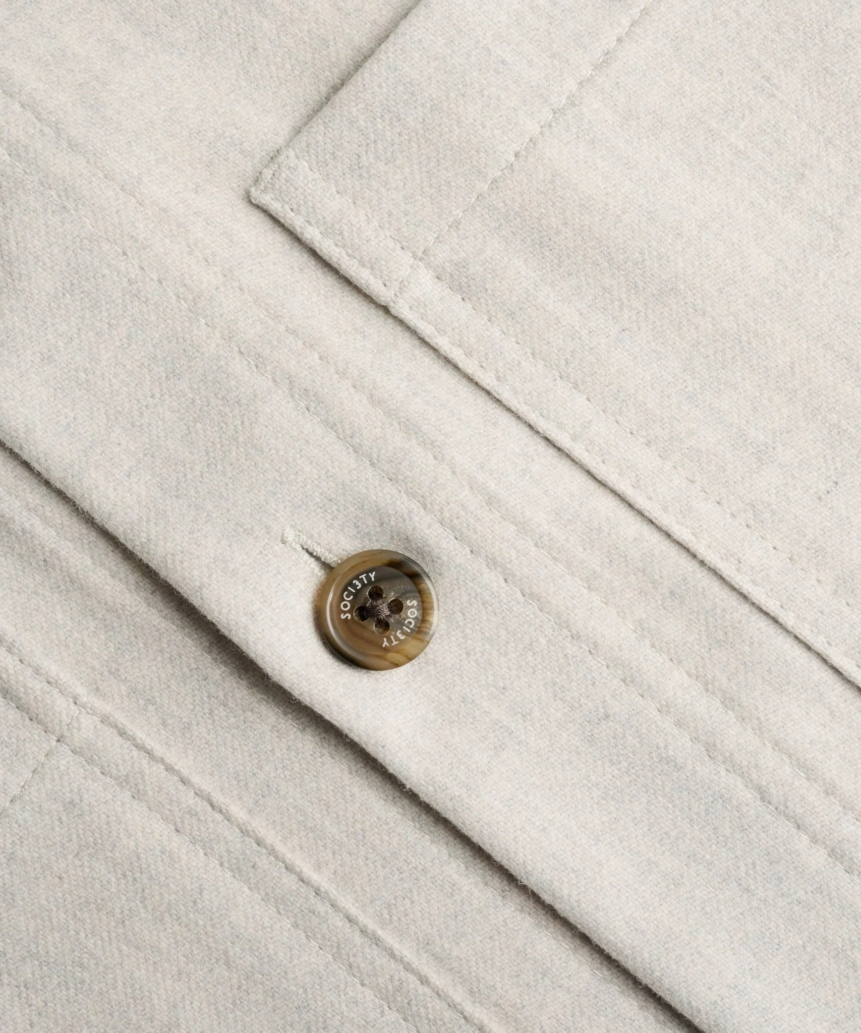Coimbra overshirt wol beige - Image 2
