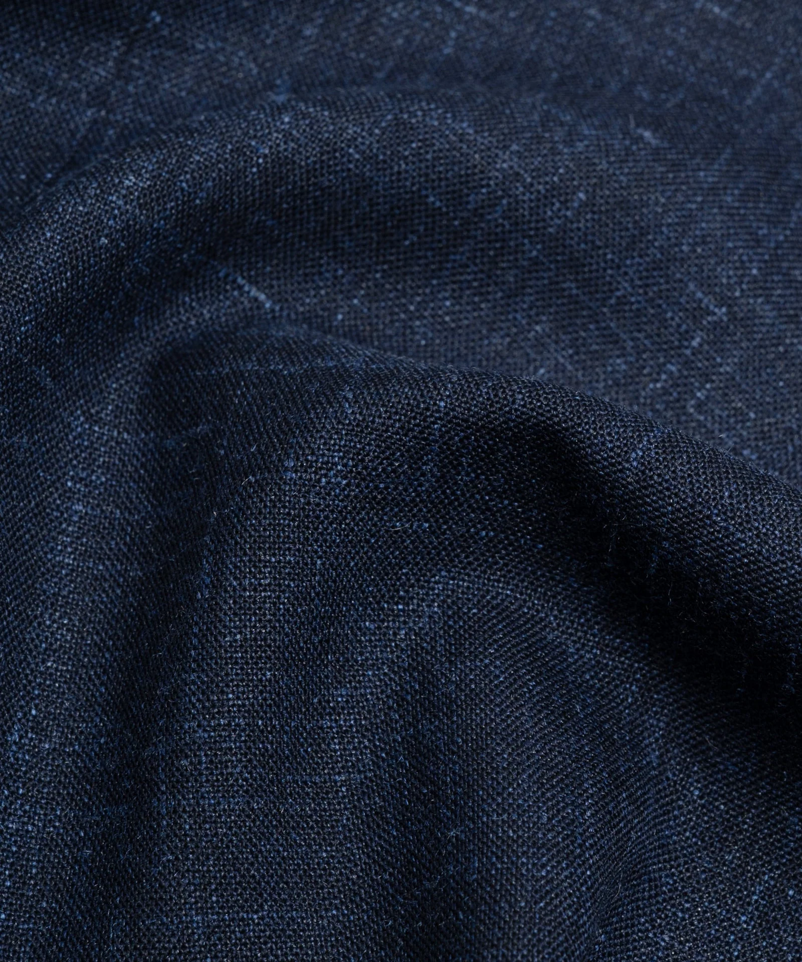 Driedelig pak wol/linnen/zijde donkerblauw - Image 8