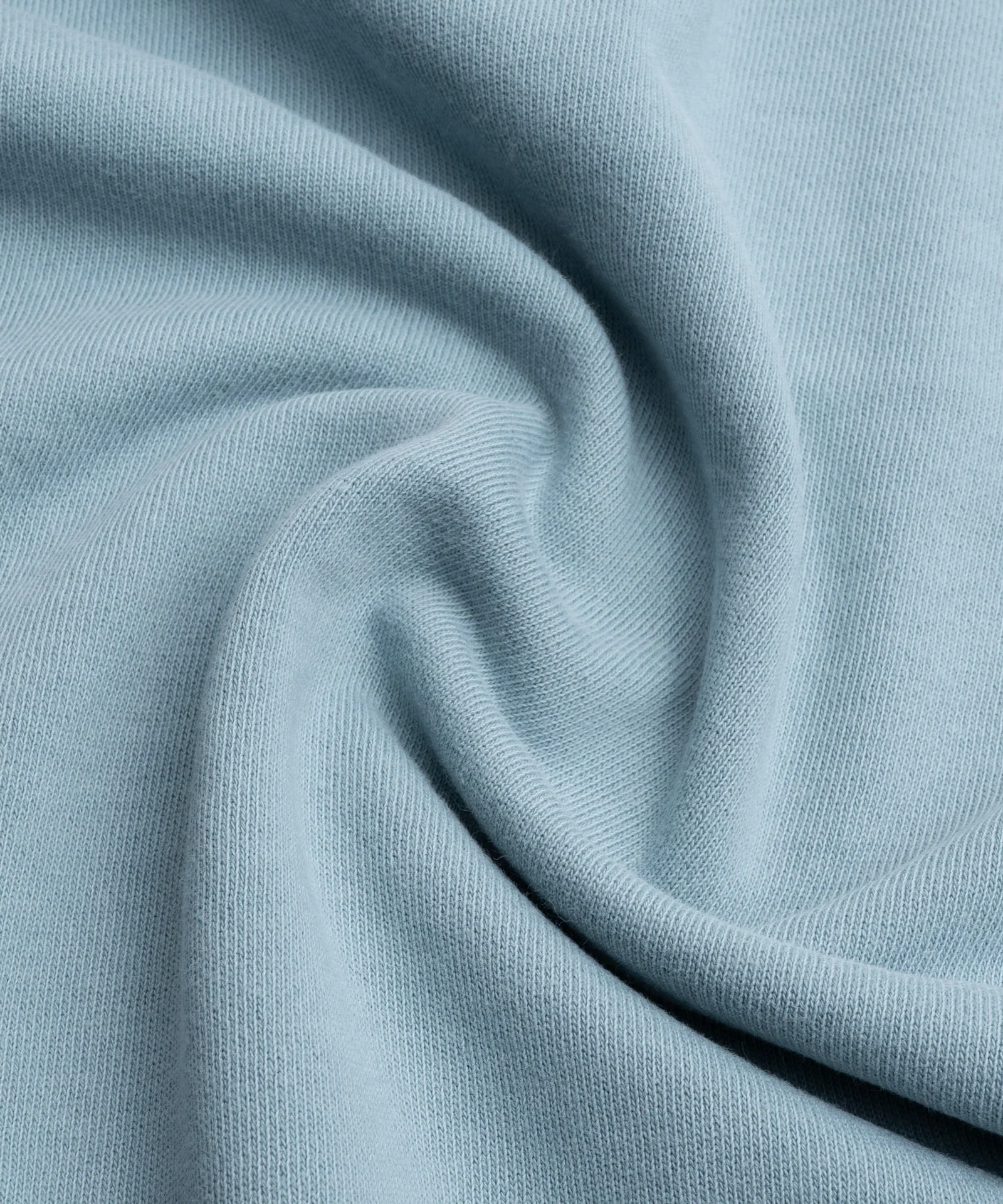 Jersey sweatshirt garment-dyed katoen lichtblauw - Image 4