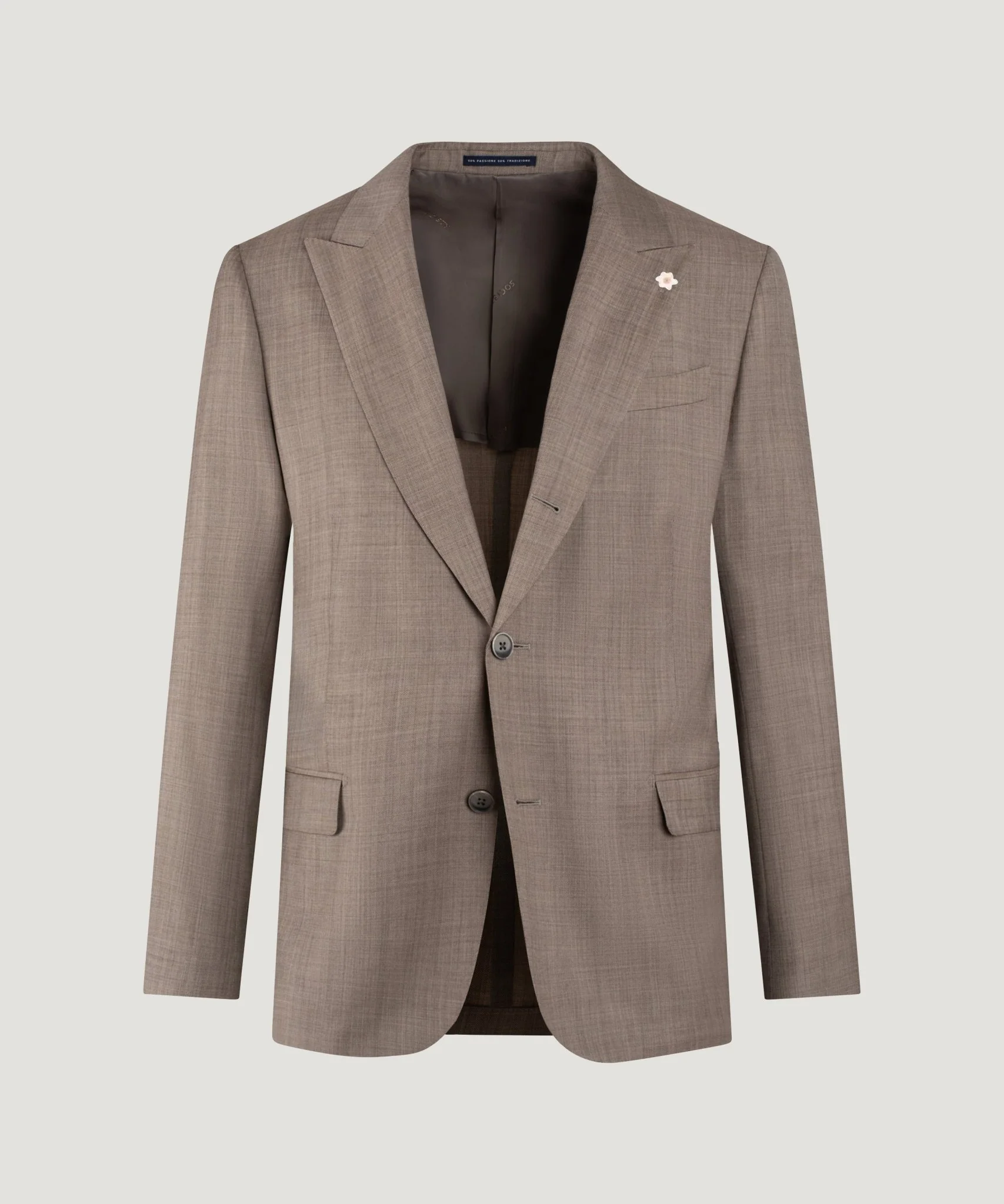 Pak wol sharkskin taupe - Image 2