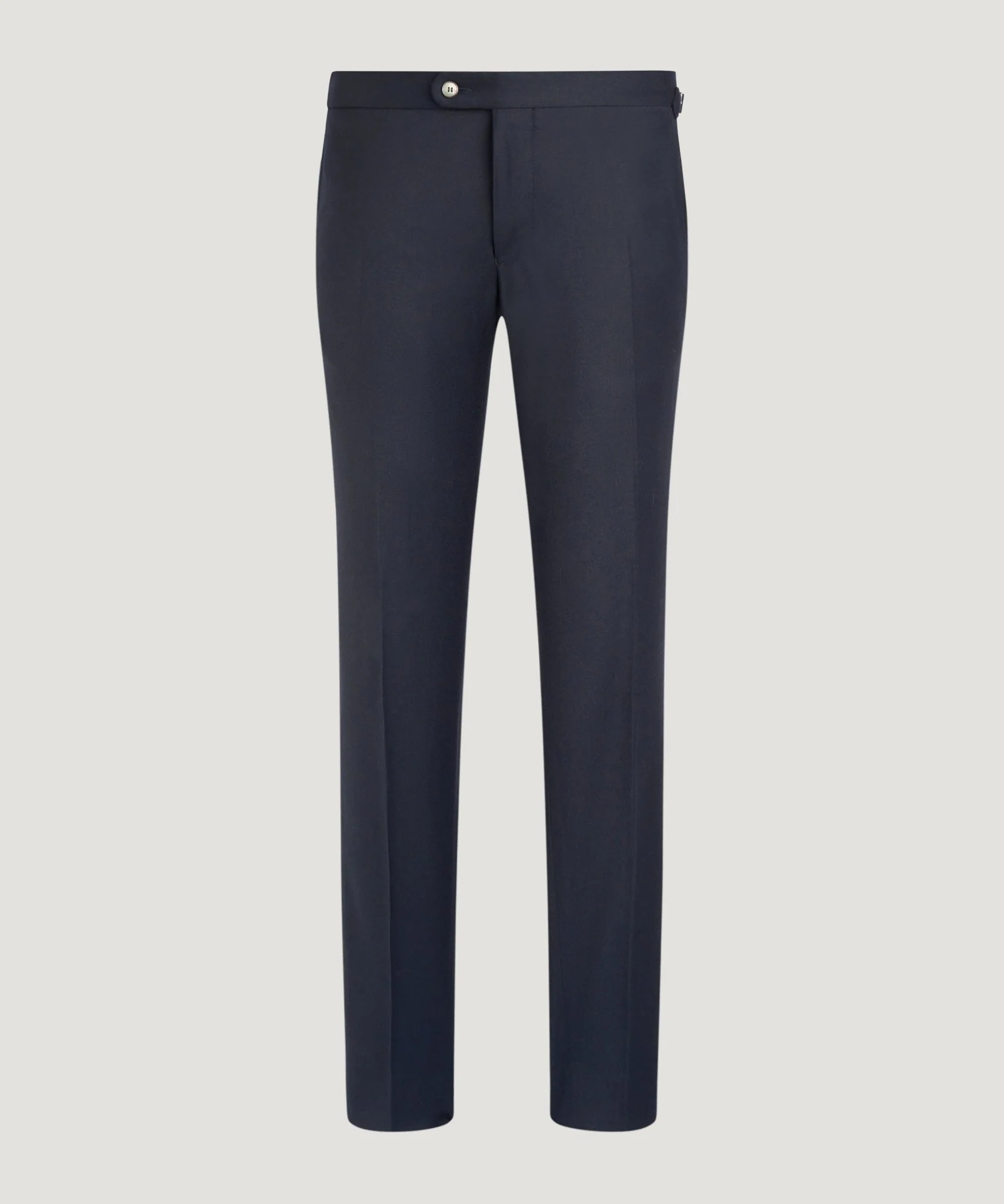 Pantalon wol/kasjmier donkerblauw