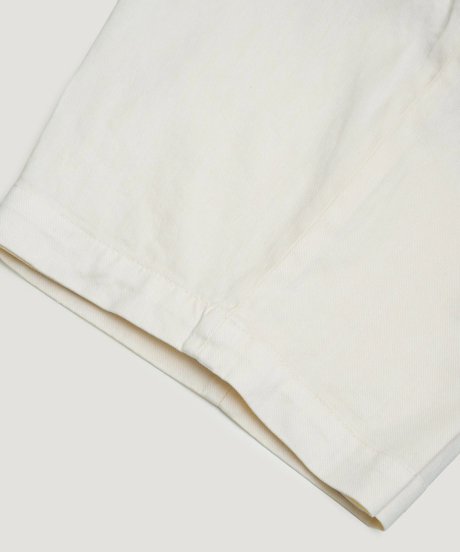 Pleated bermuda shorts linnen/katoen stretch off-white - Image 5