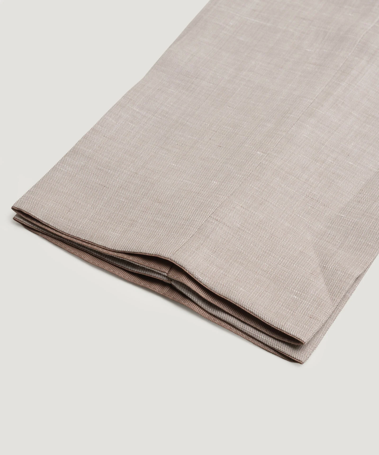 Pleated pantalon wol/linnen beige - Image 7