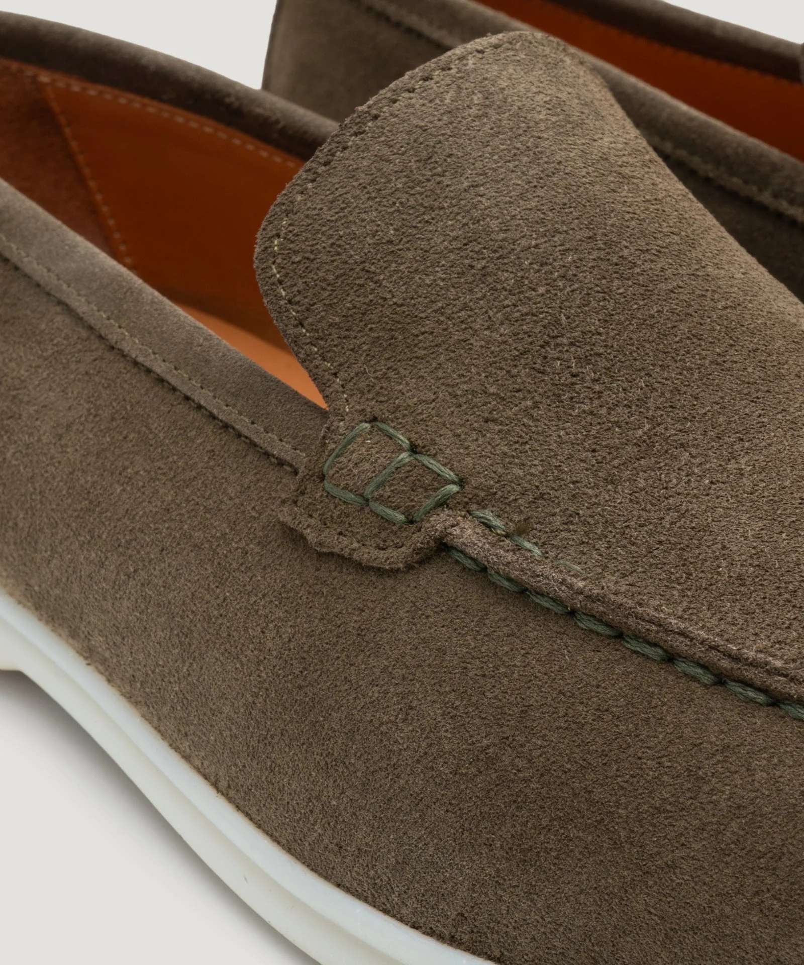 Summer Loafer suède olijfgroen - Image 4
