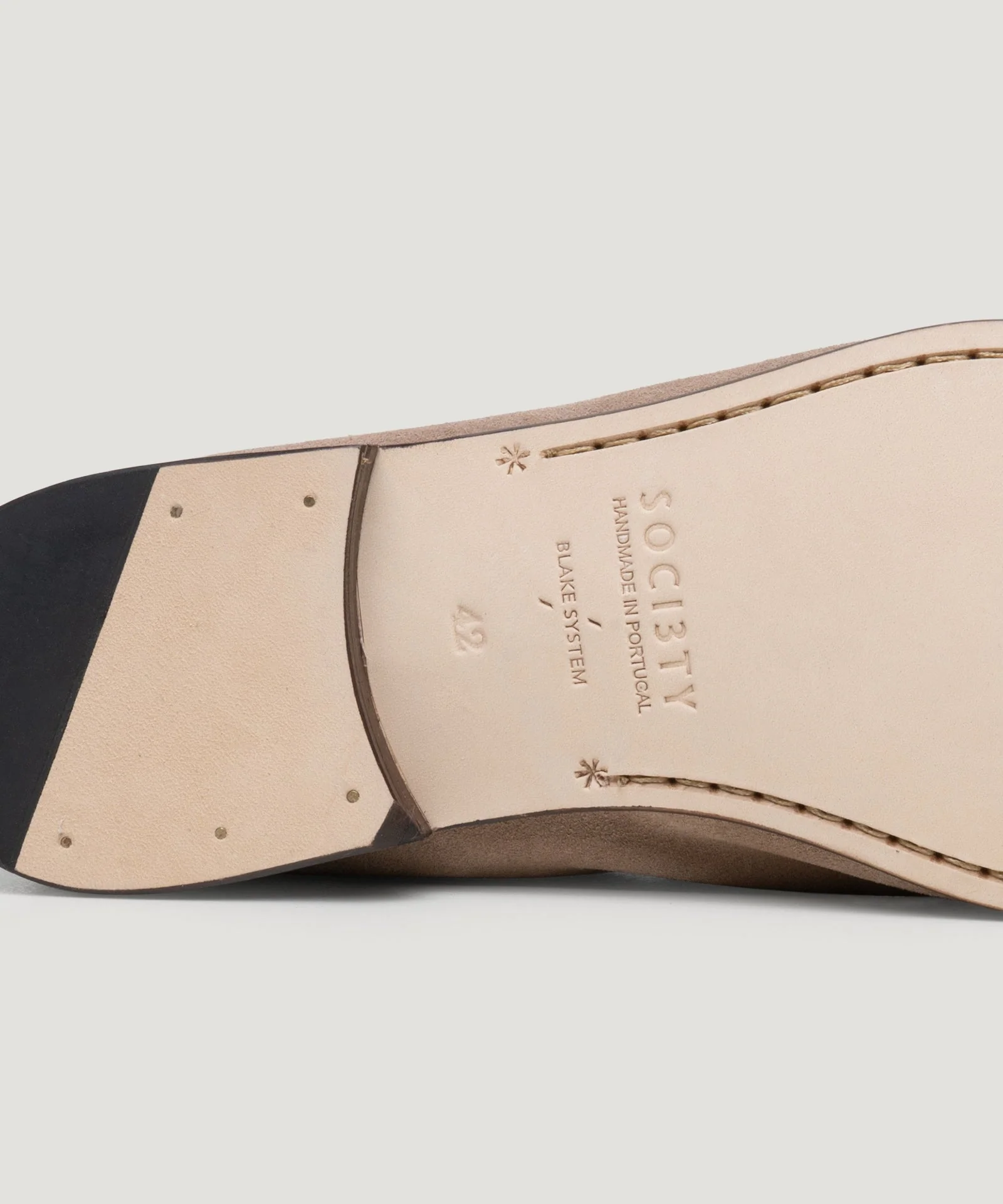 Unlined soft tassel loafer suède zand - Image 6