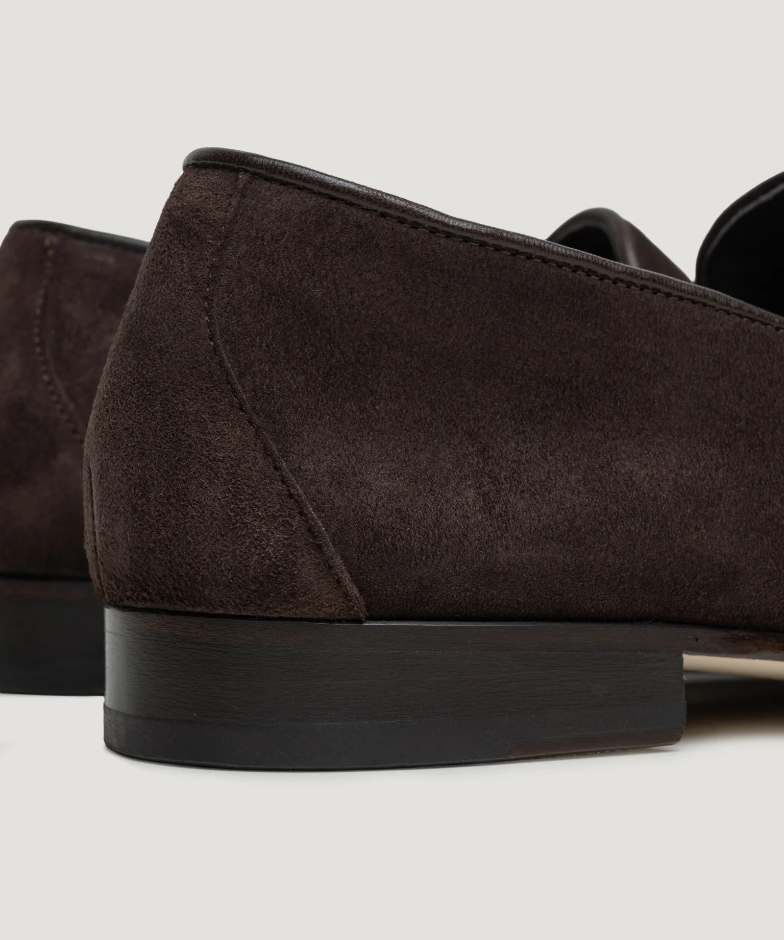 Unlined soft penny loafer suède donkerbruin - Image 5