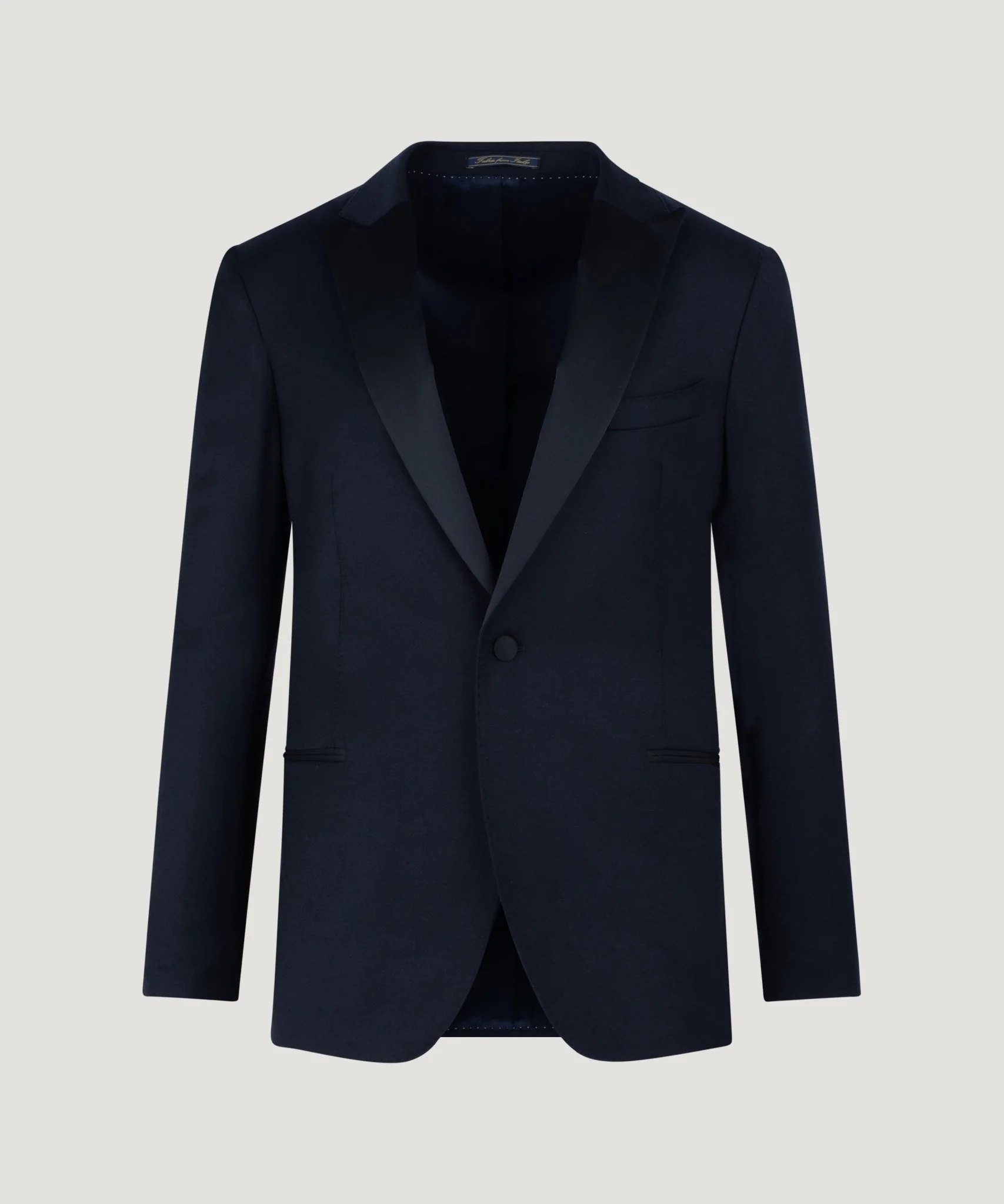Smoking wol/kasjmier donkerblauw (woven by Zignone)