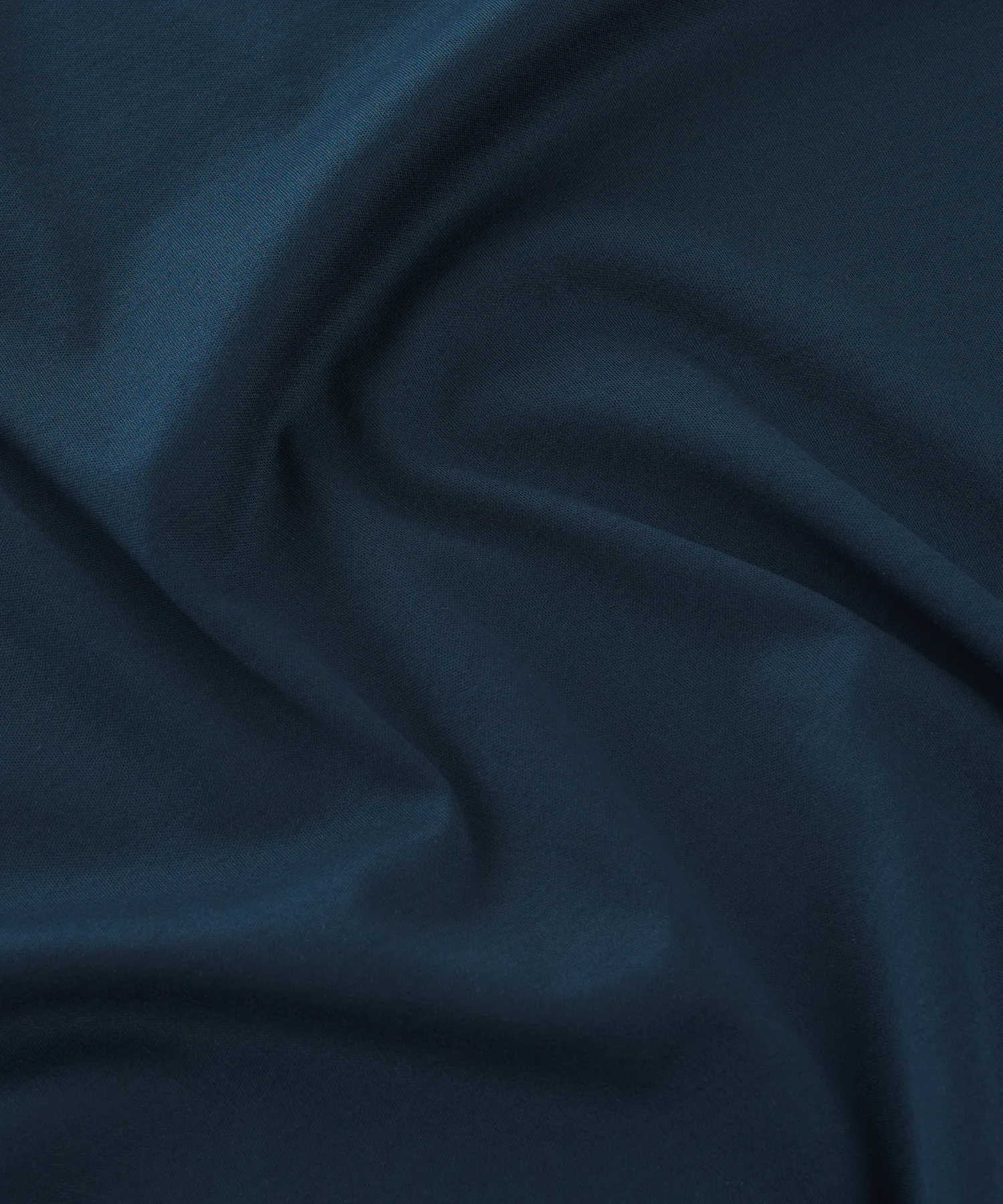 Long sleeve T-shirt mercerized katoen donkerblauw - Image 3