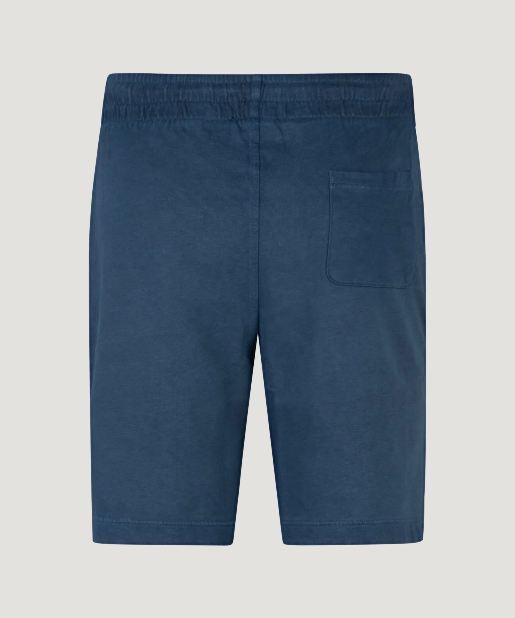Jersey shorts garment-dyed katoen indigoblauw - Image 3