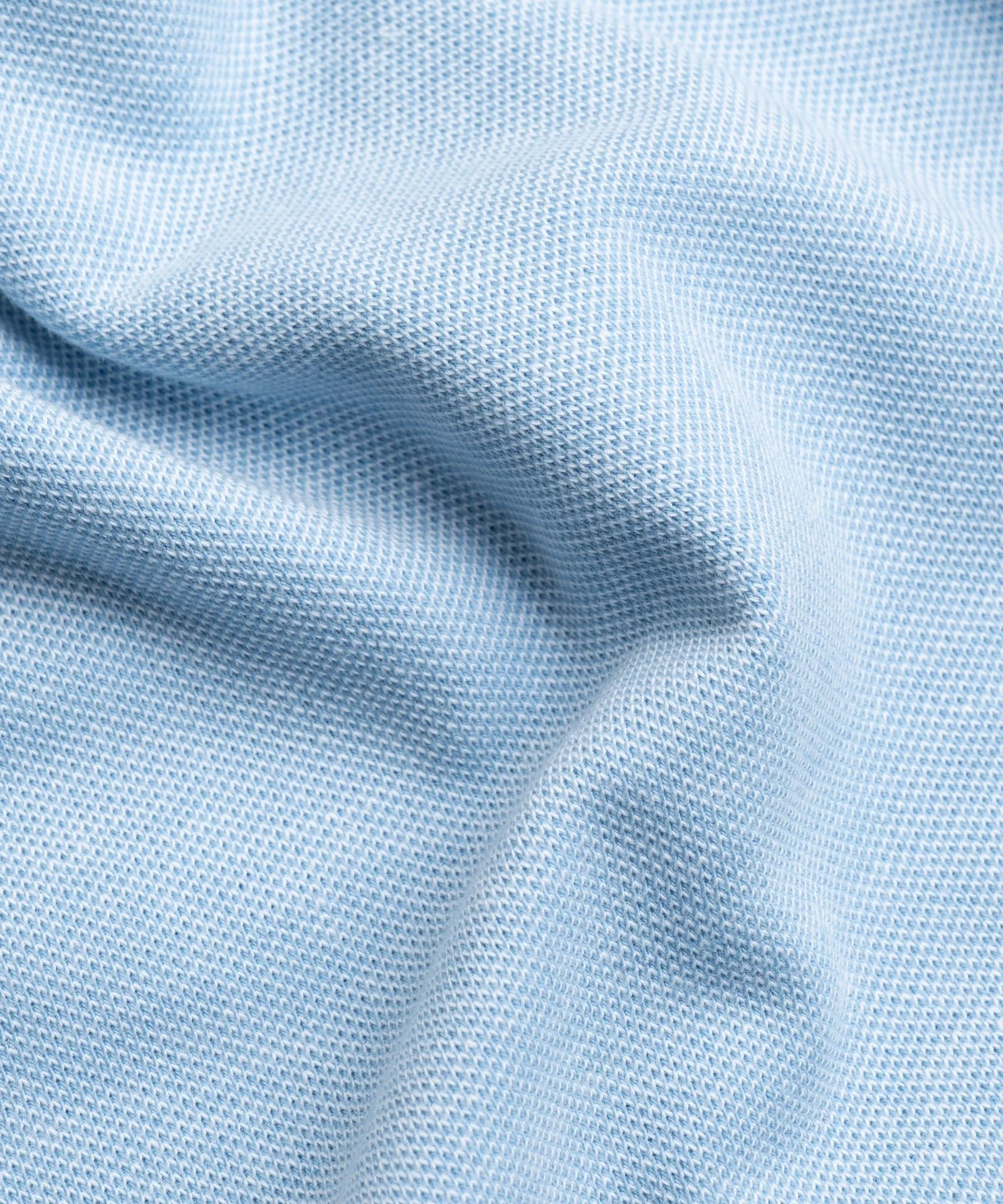 Polo piqué stretch lichtblauw - Image 5