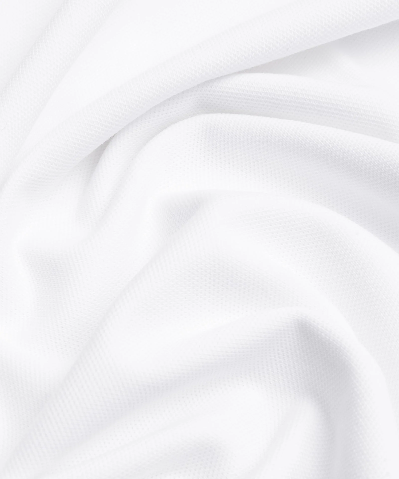Polo piqué stretch wit - Image 4