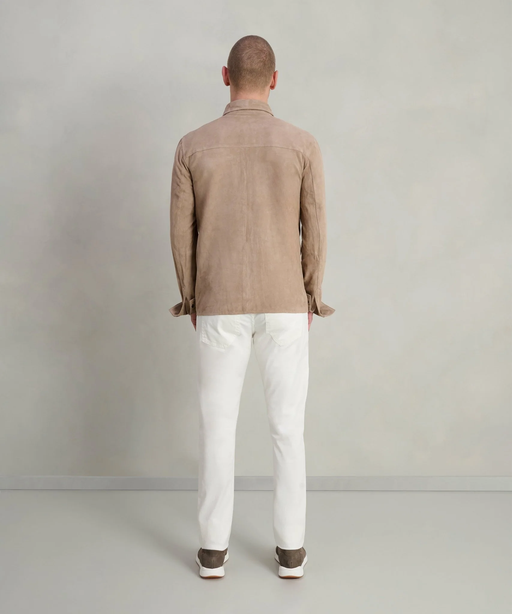 Overshirt suède beige - Image 5