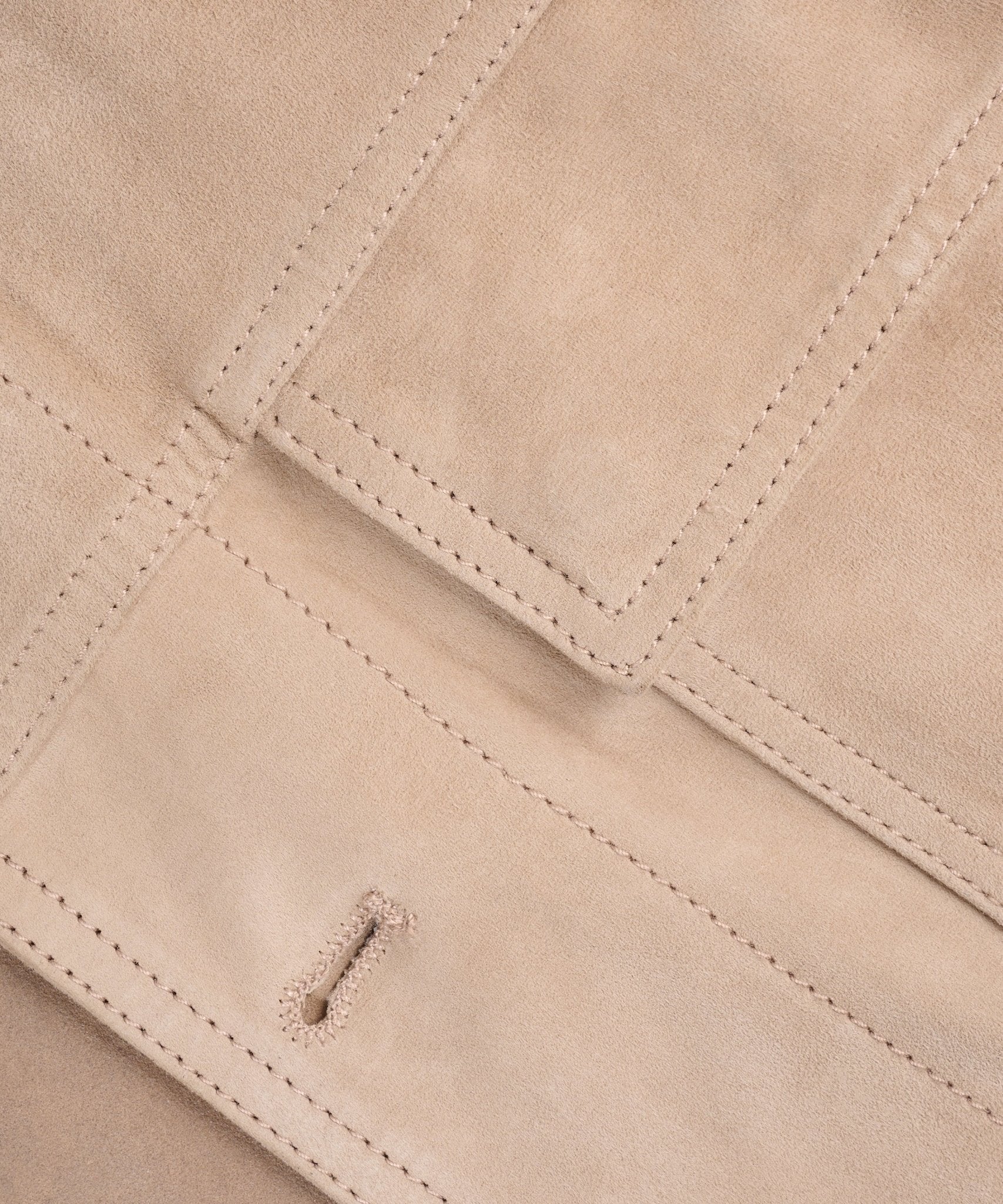 Overshirt suède lichtbruin - Image 6