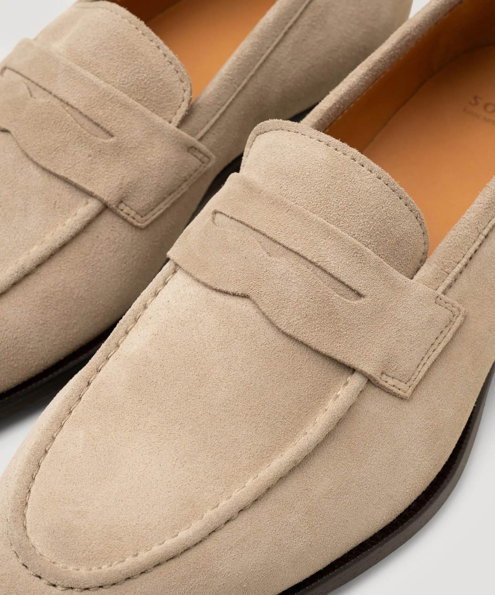 Penny loafer suède beige - Image 5