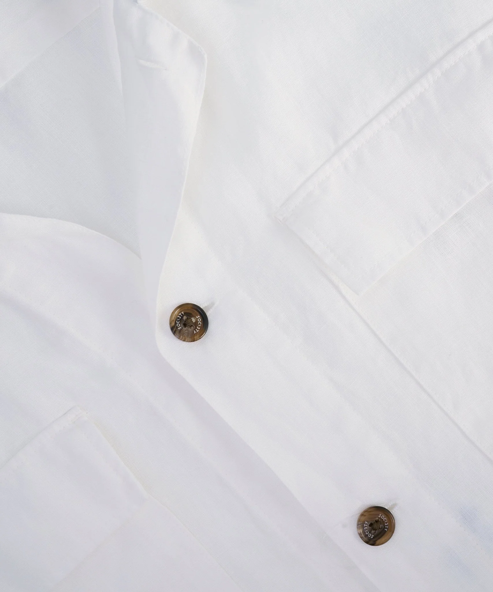 Resort shirt gewassen linnen off-white - Image 6