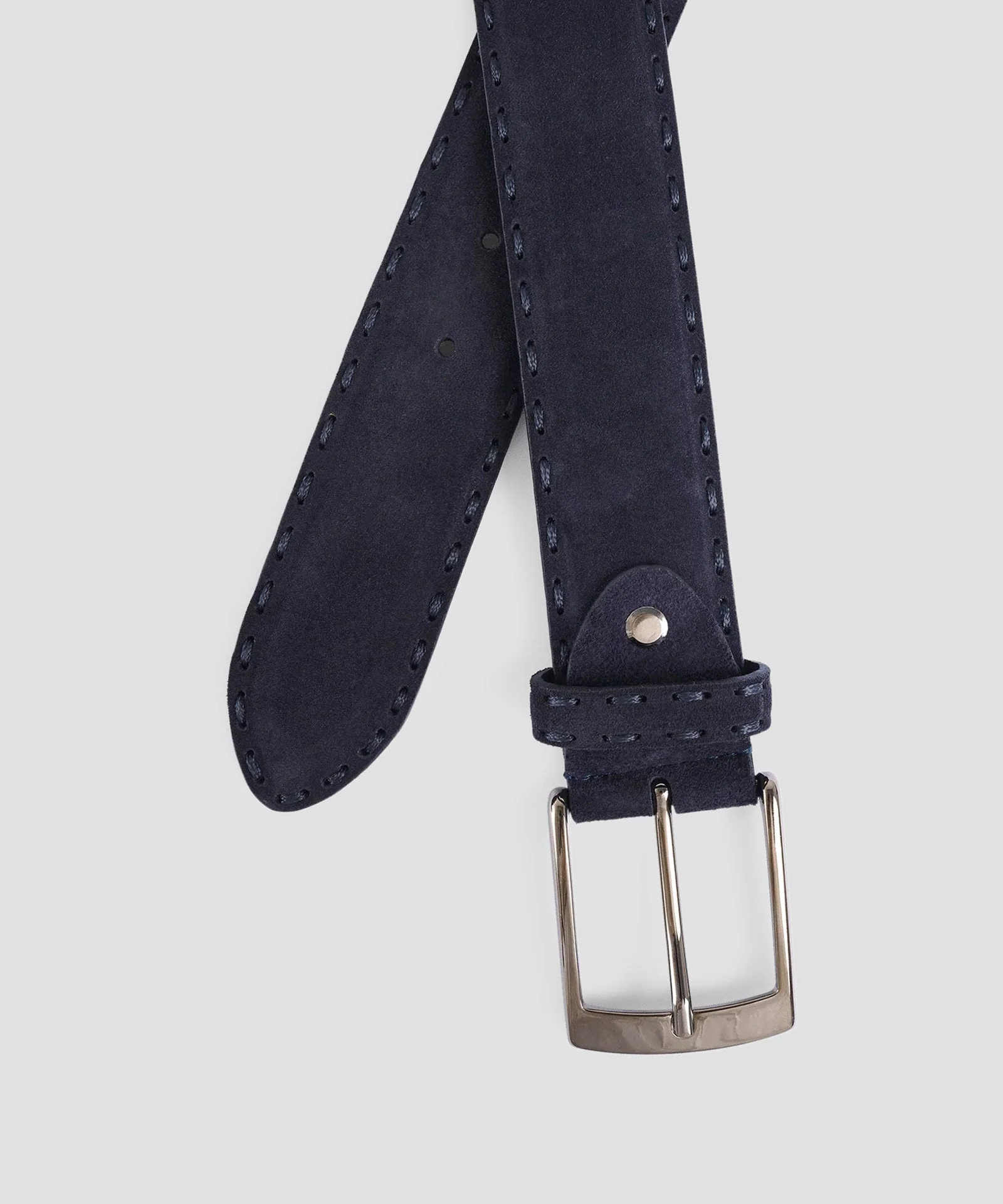 Riem suède donkerblauw - Image 2