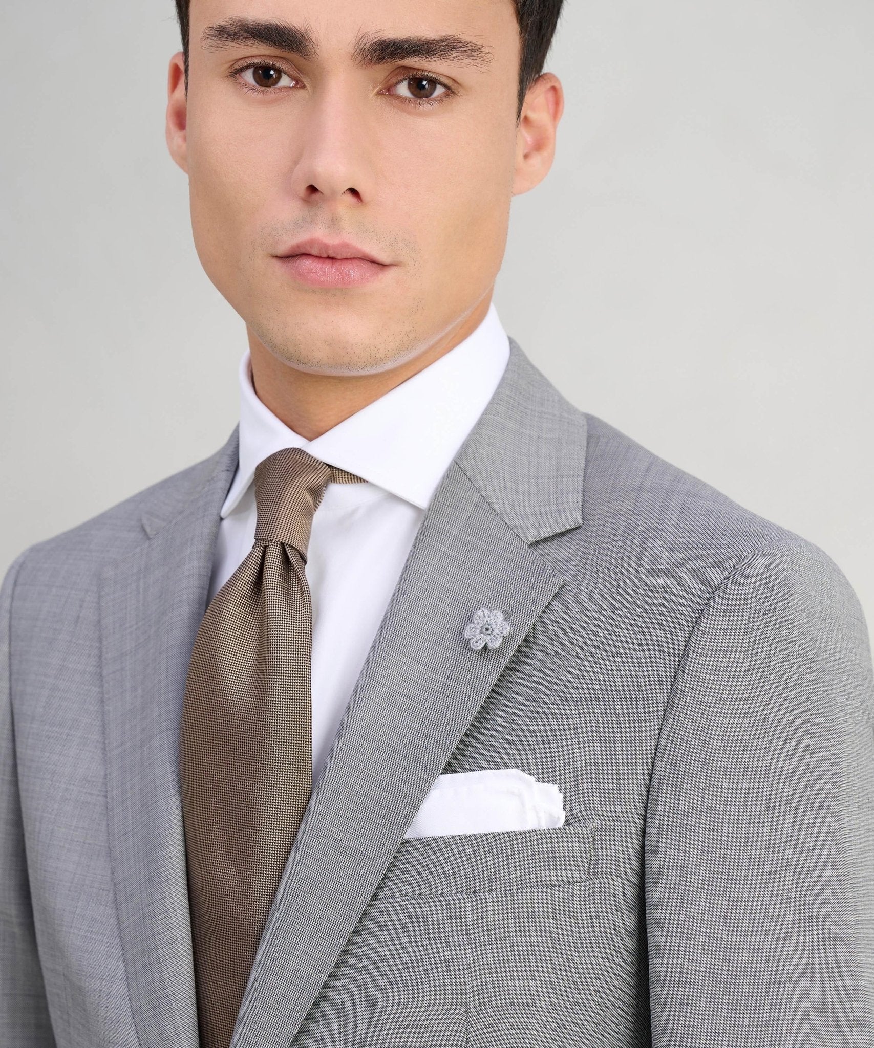 The Business Editions pak S110's sharkskin wol lichtgrijs - Image 5