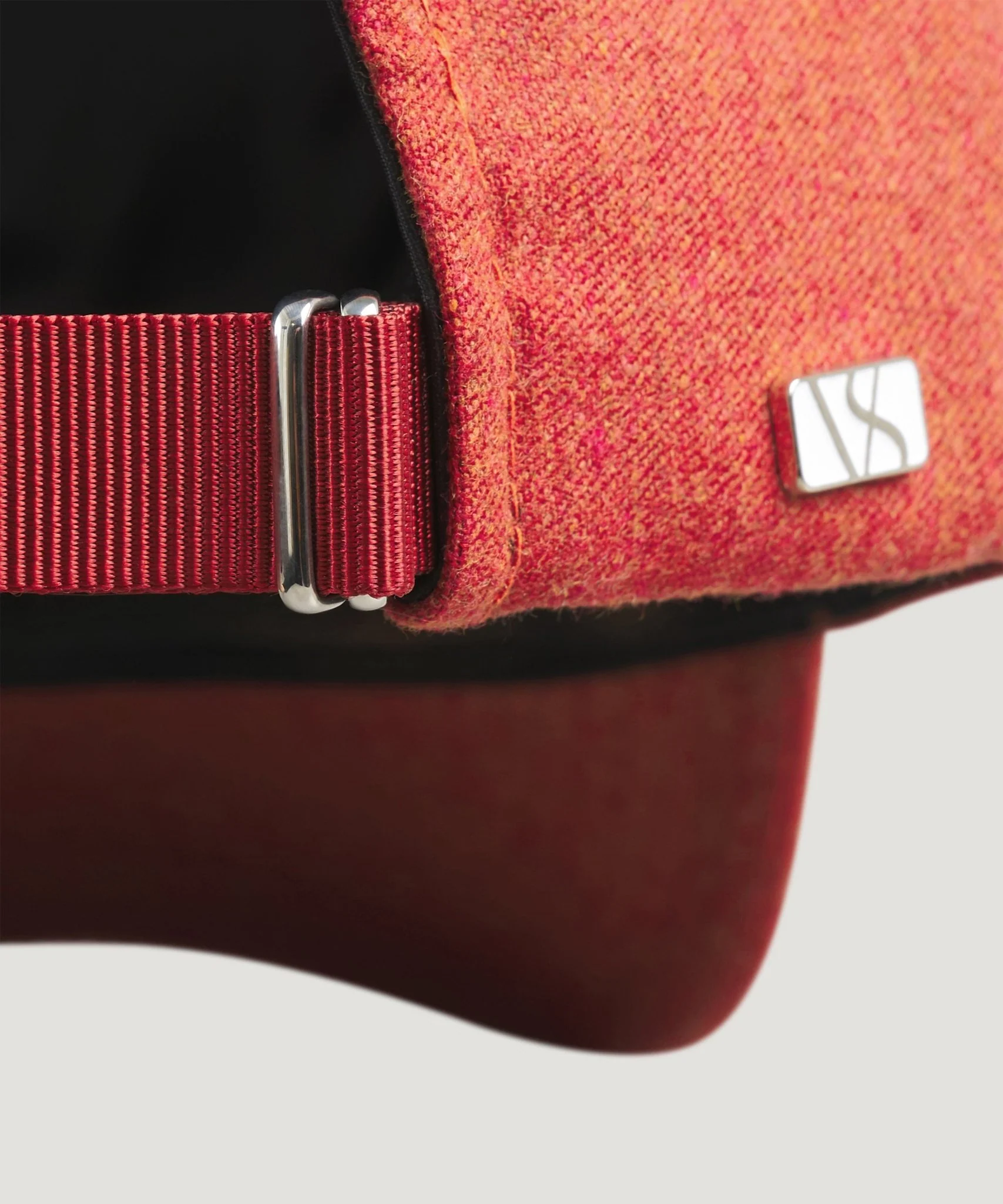 Baseball cap wol flanel roestbruin - Image 3